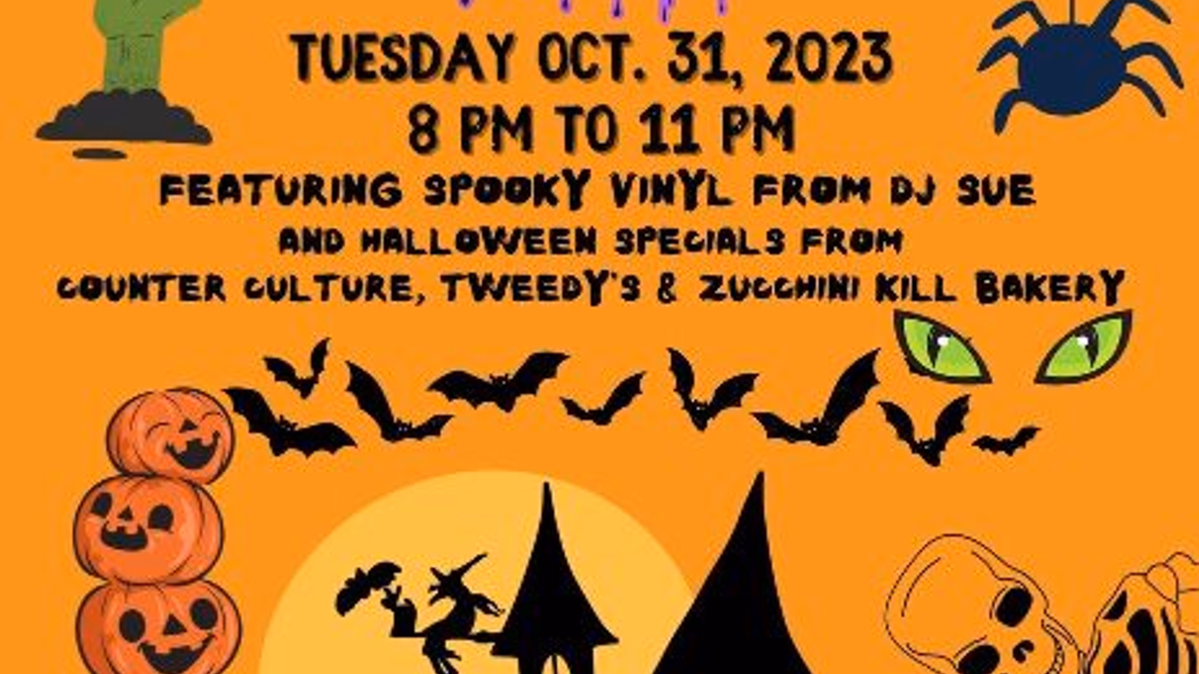 Vegan Halloween Night Party at Counter Culture