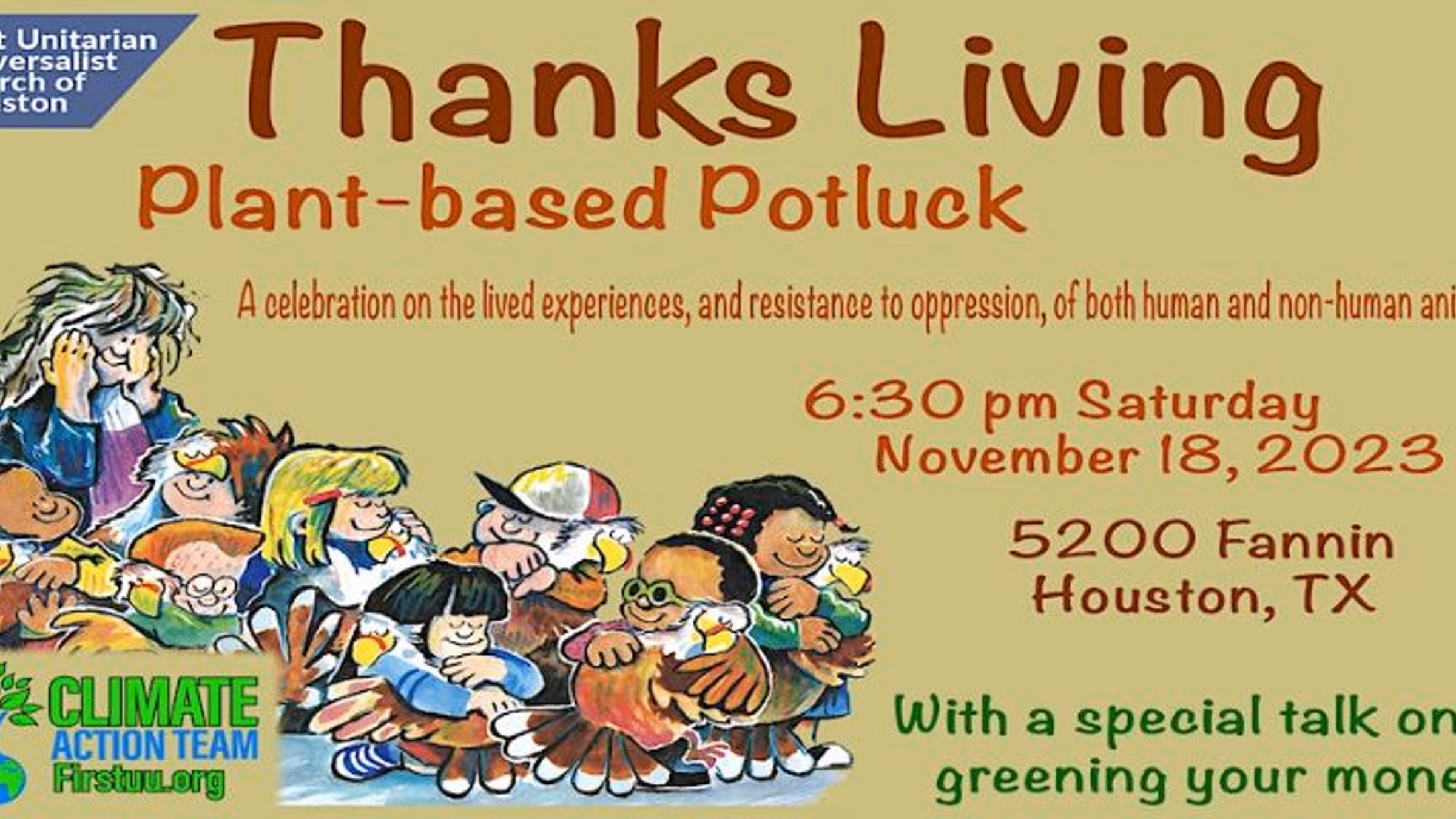 Thanks Living Plant-based Potluck