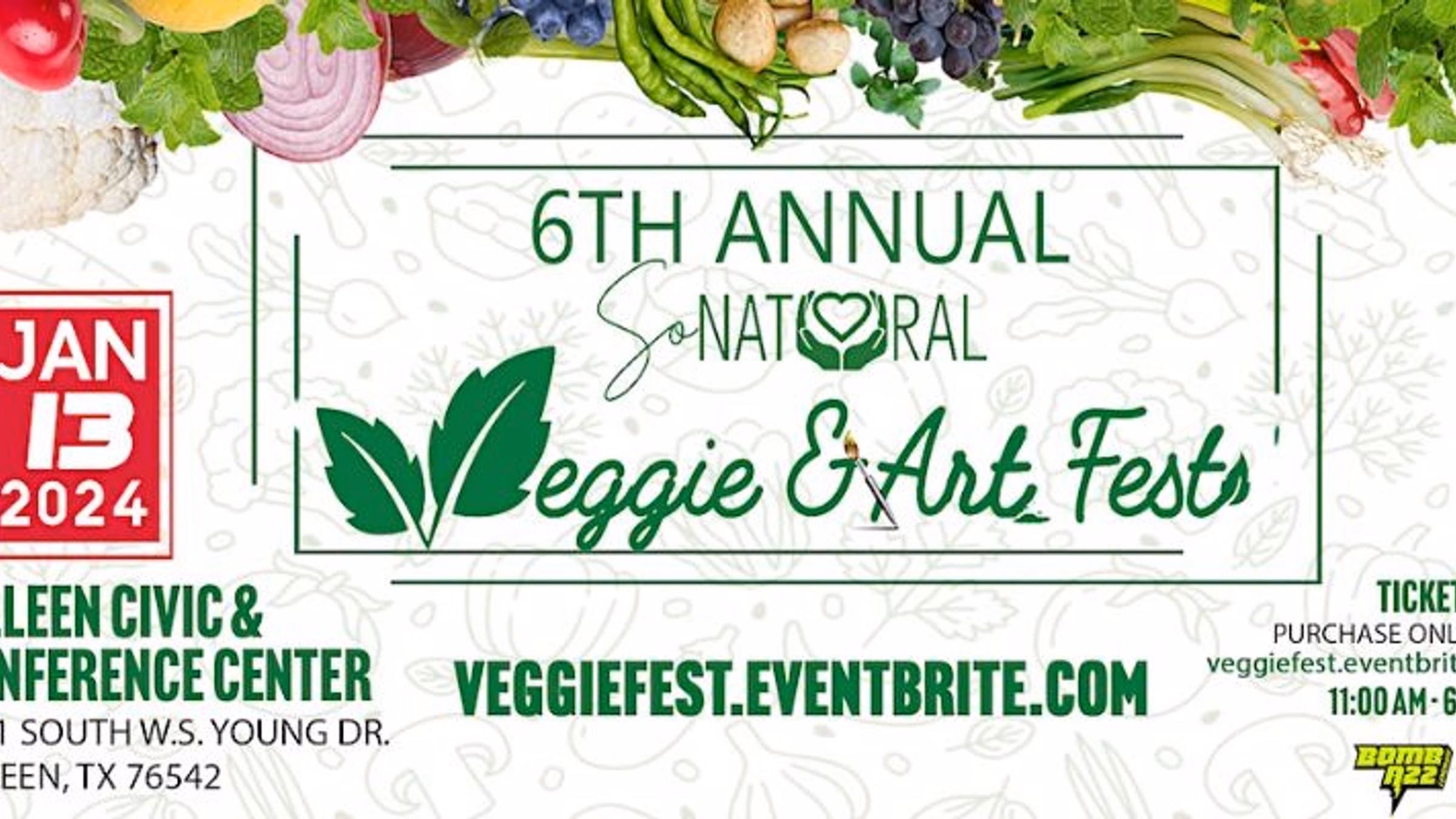 6th Annual So Natural Veggie & Art Fest