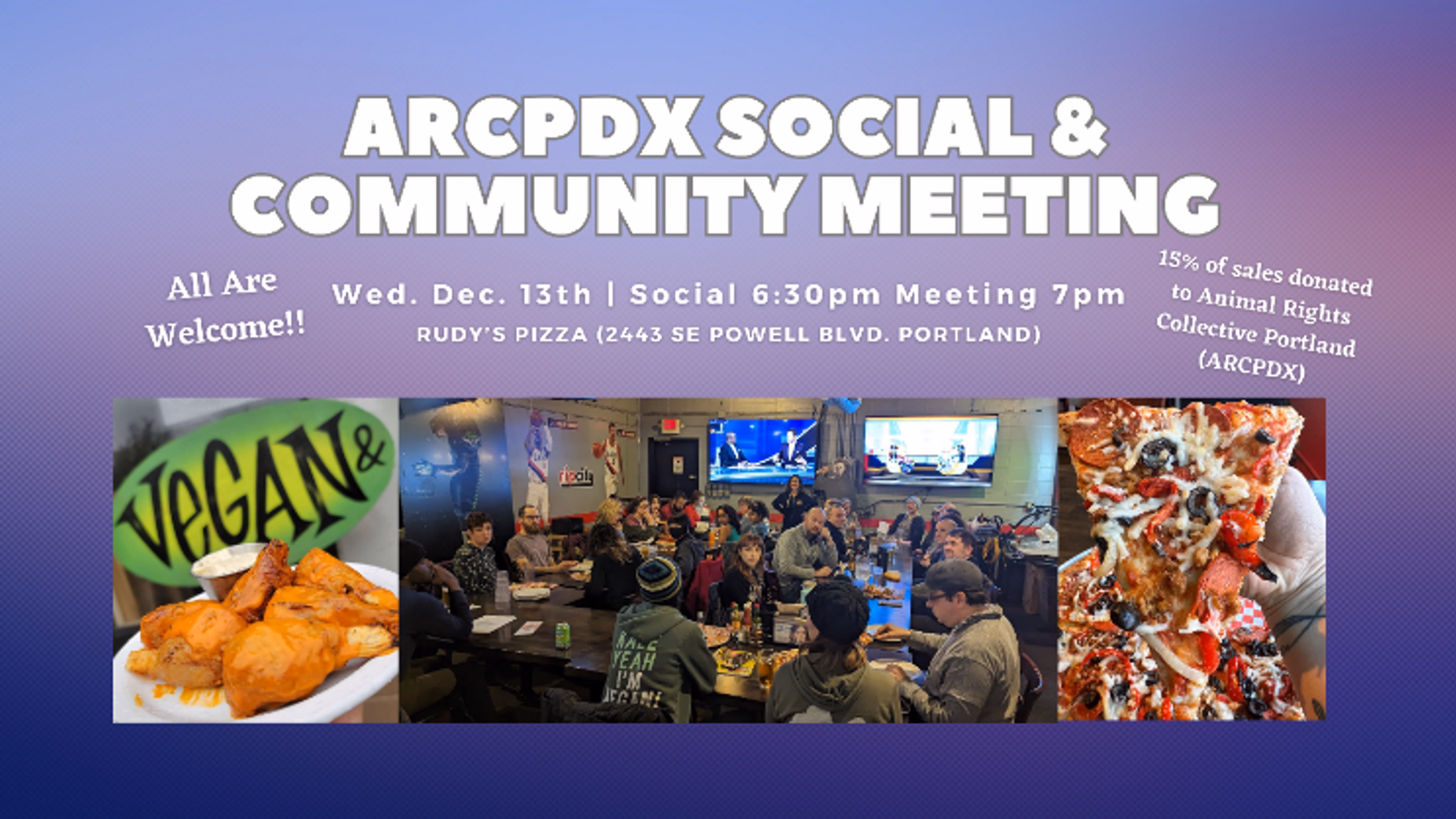 ARCPDX Social & Community Meeting - Dec 2023