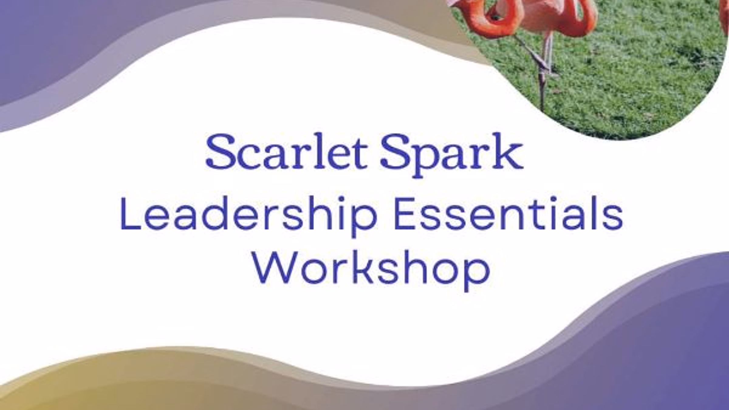 Scarlet Spark Leadership Essentials Workshop