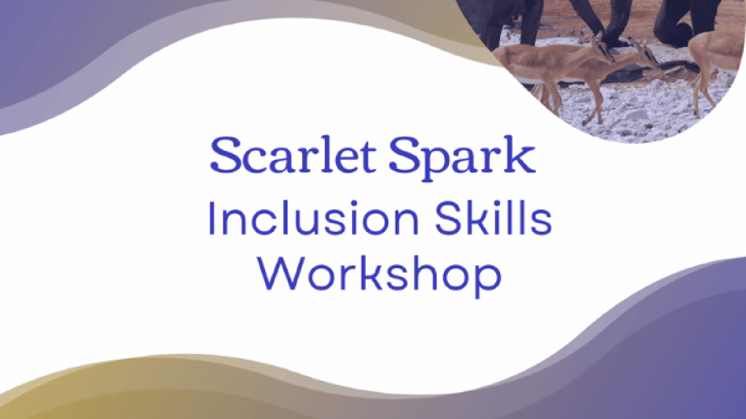 Scarlet Spark Inclusion Skills Workshop