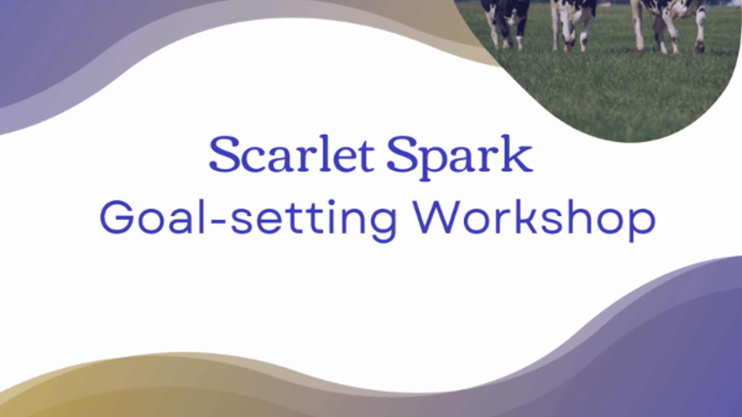 Scarlet Spark Goal-setting Workshop