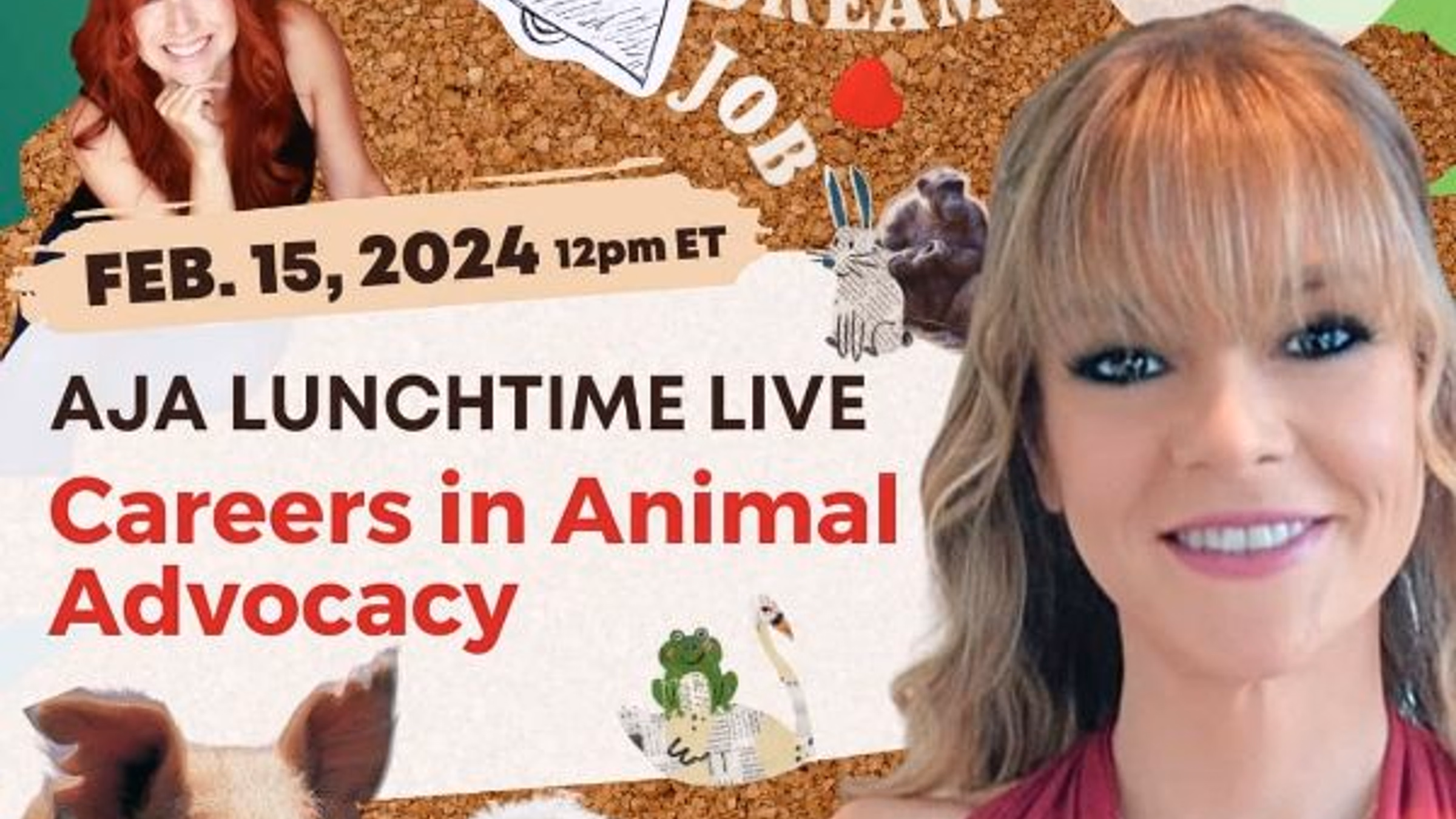 AJA Lunchtime Live: Careers in Animal Advocacy