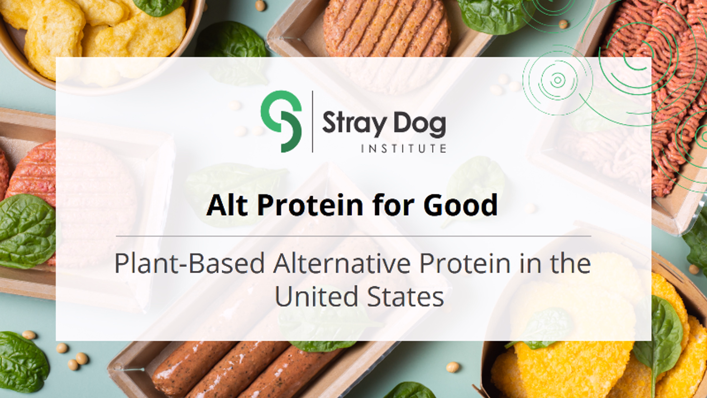 Alt Protein for Good: Plant-Based Alternative Protein in the United States