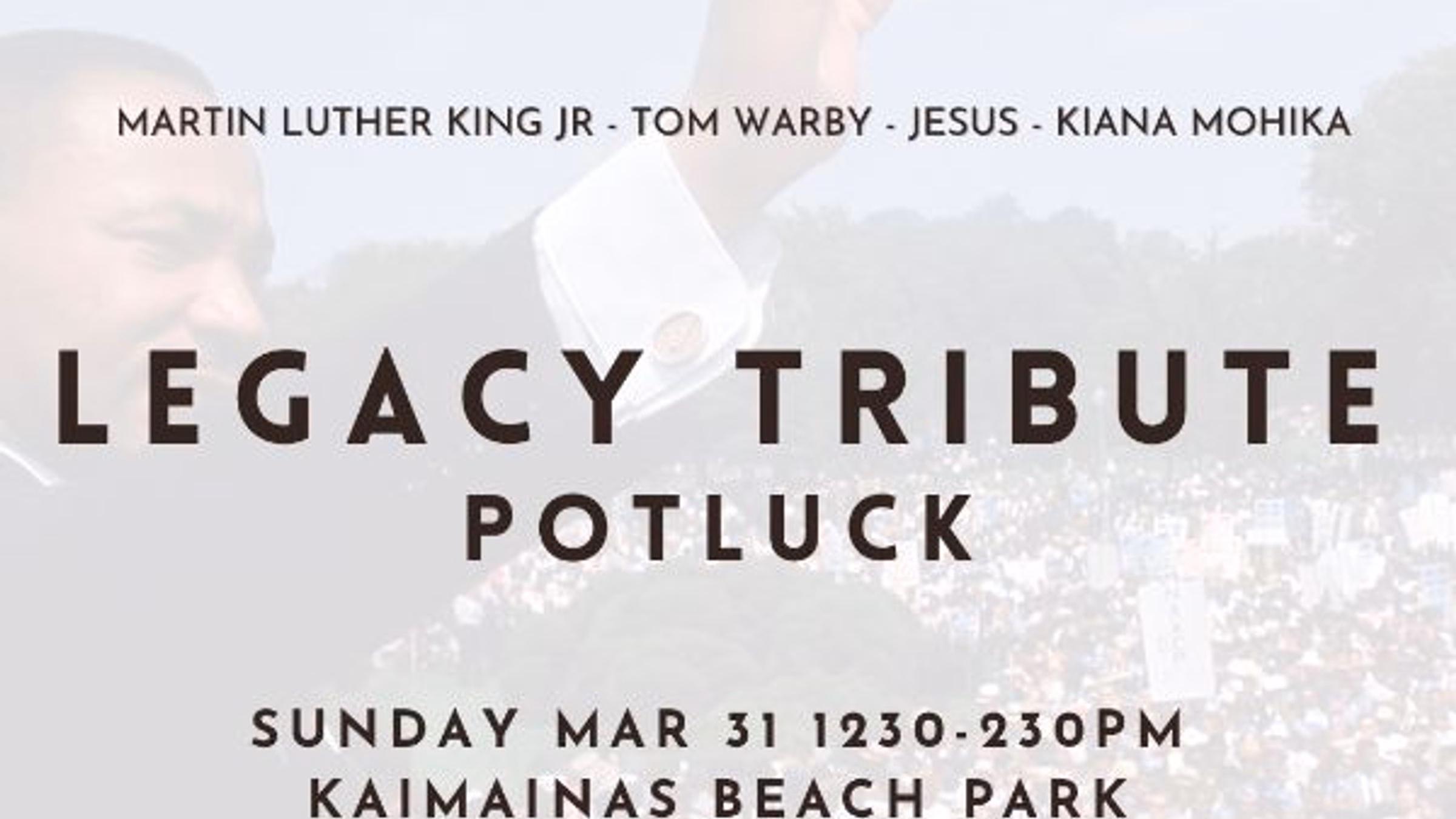 Legacy Tribute Potluck