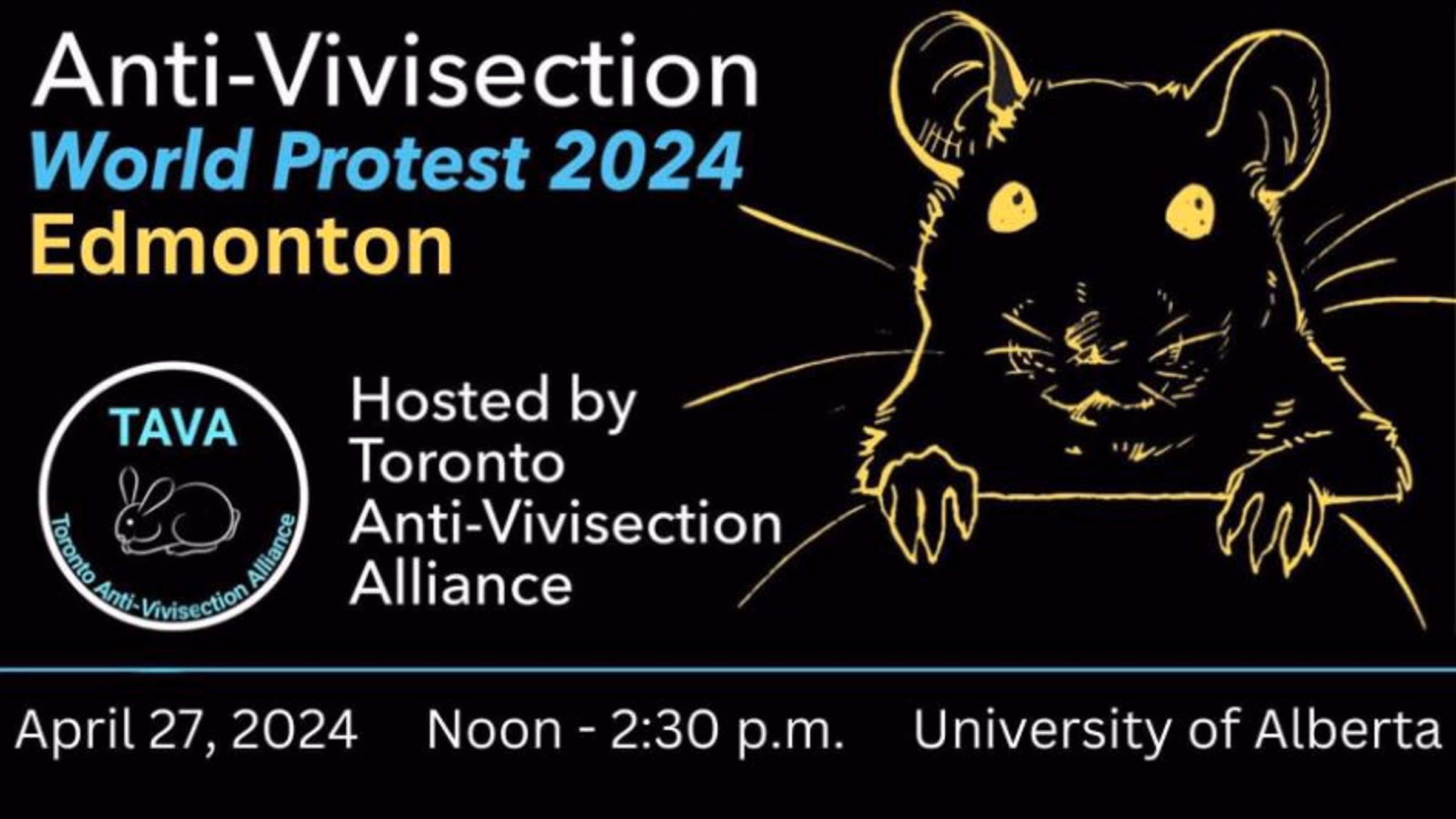 Anti-Vivisection World Protest 2024