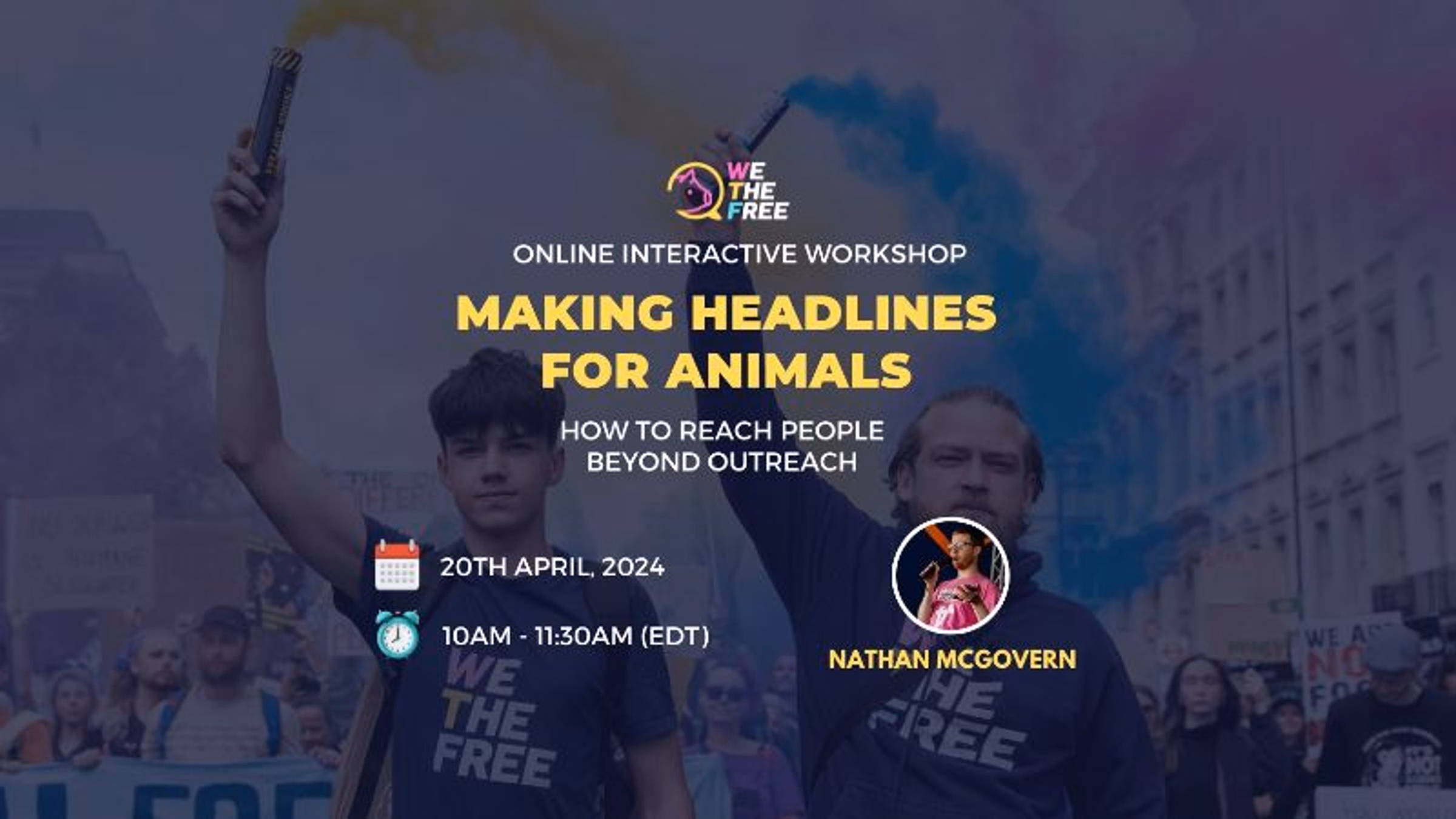 Online Workshop | Making Headlines for Animals | American Timezones