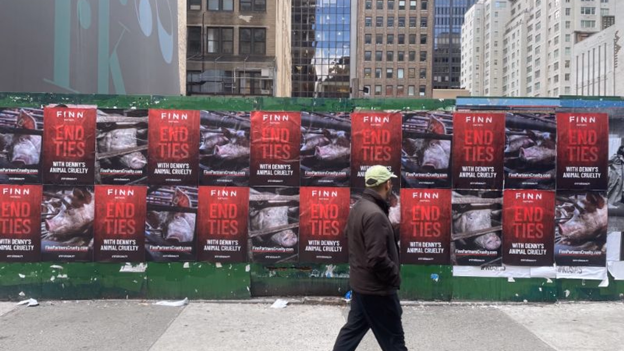 Protest Finn Partners' Ties to Denny's Extreme Animal Cruelty!