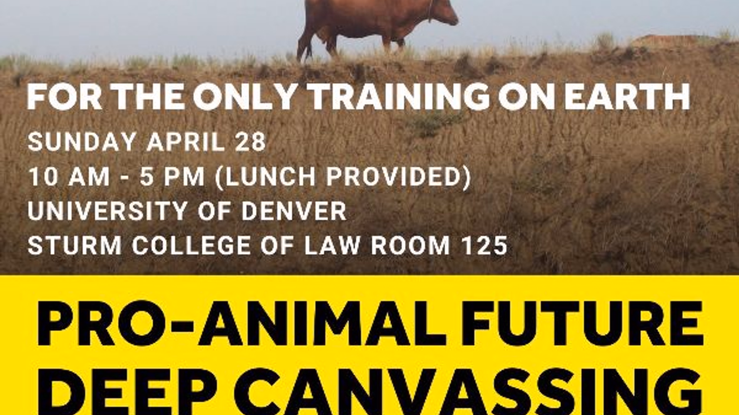 Pro-Animal Future Deep Canvassing Training