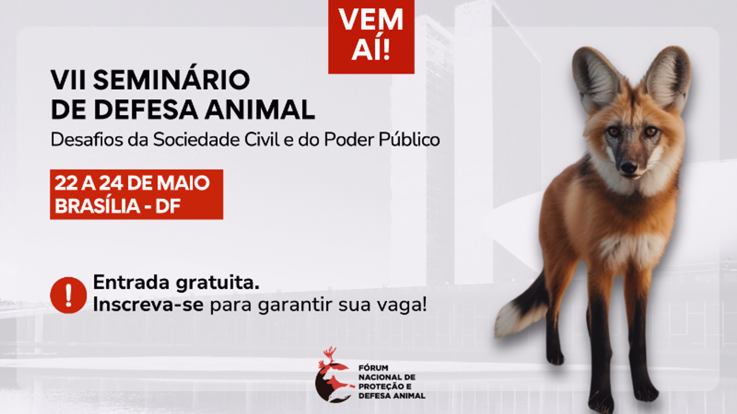 VII International Seminar on Animal Defense by Fórum Animal