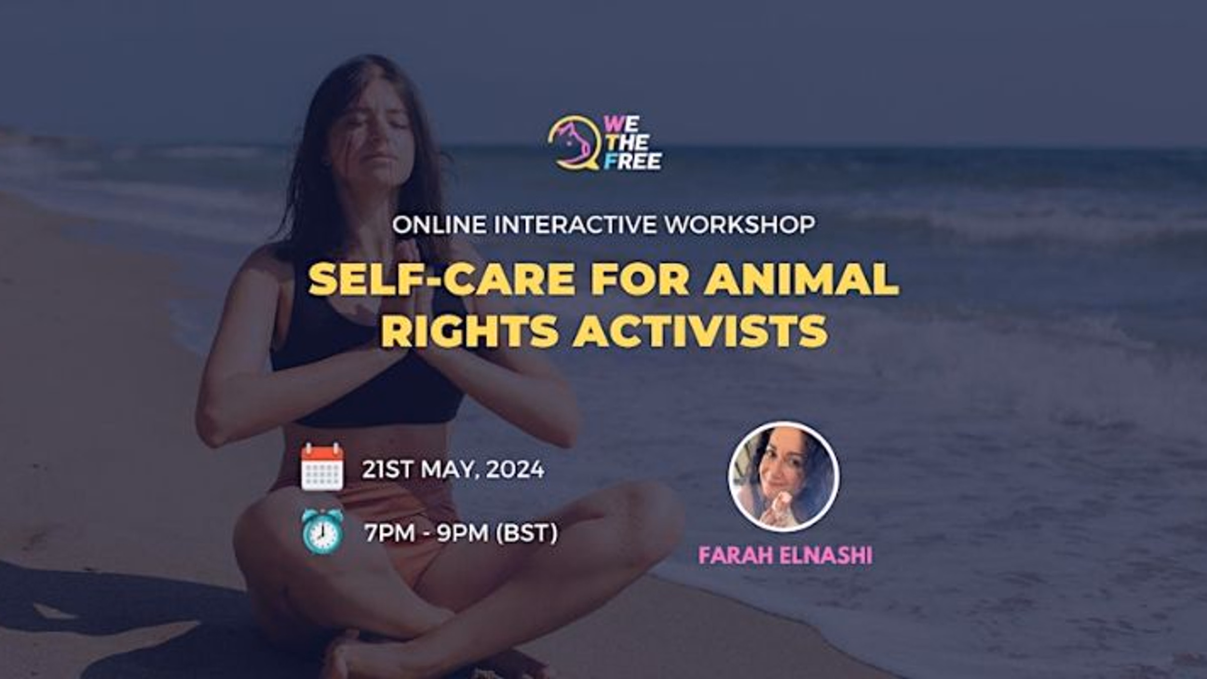 Online Workshop | Self-Care for Animal Activists | European Timezones