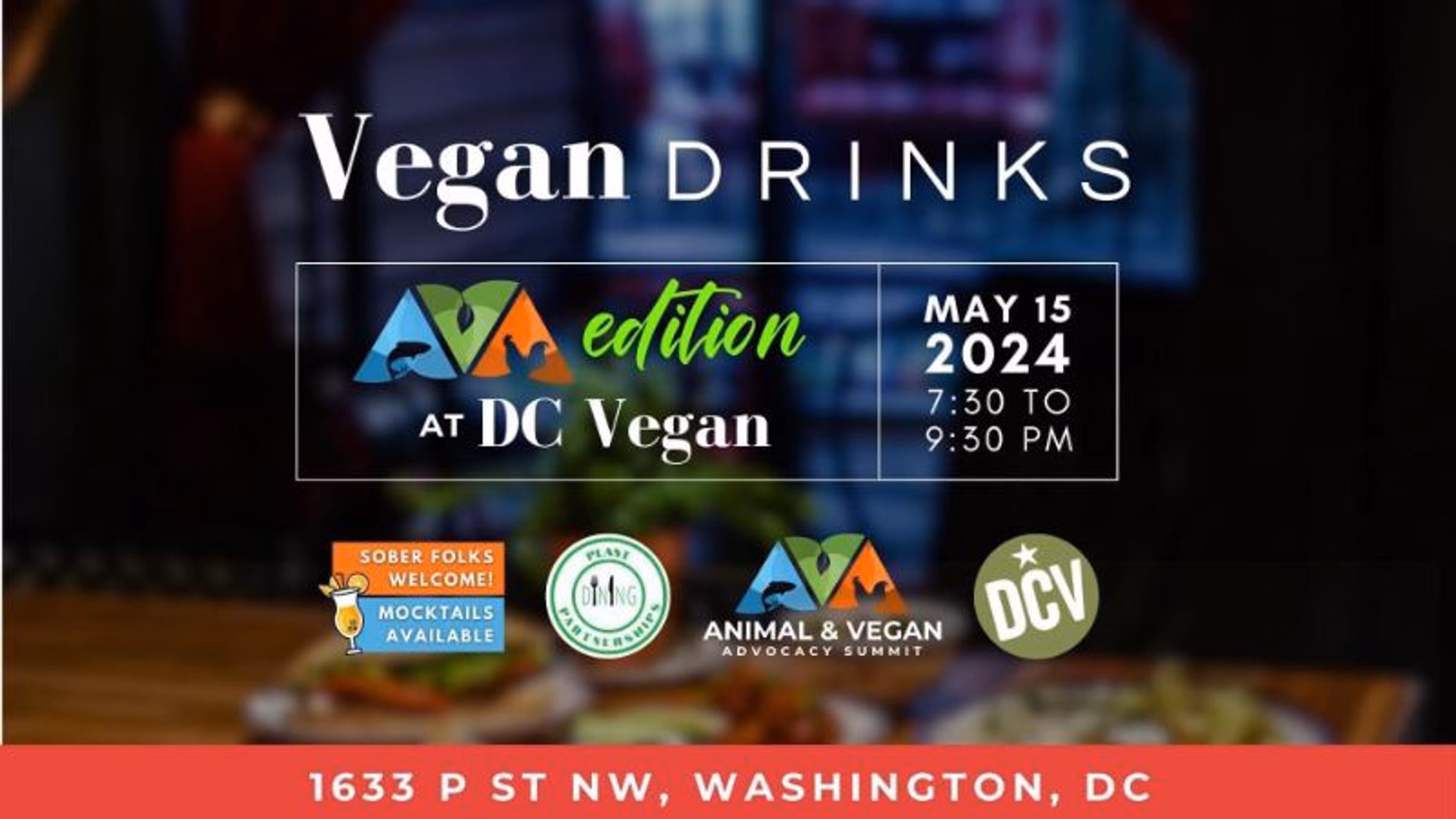Vegan Drinks - AVA Summit Edition!
