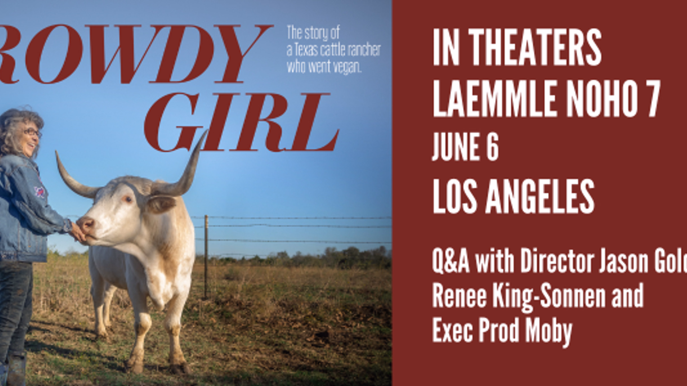 ROWDY GIRL: LOS ANGELES PREMIERE with Grammy-nominated artist Moby