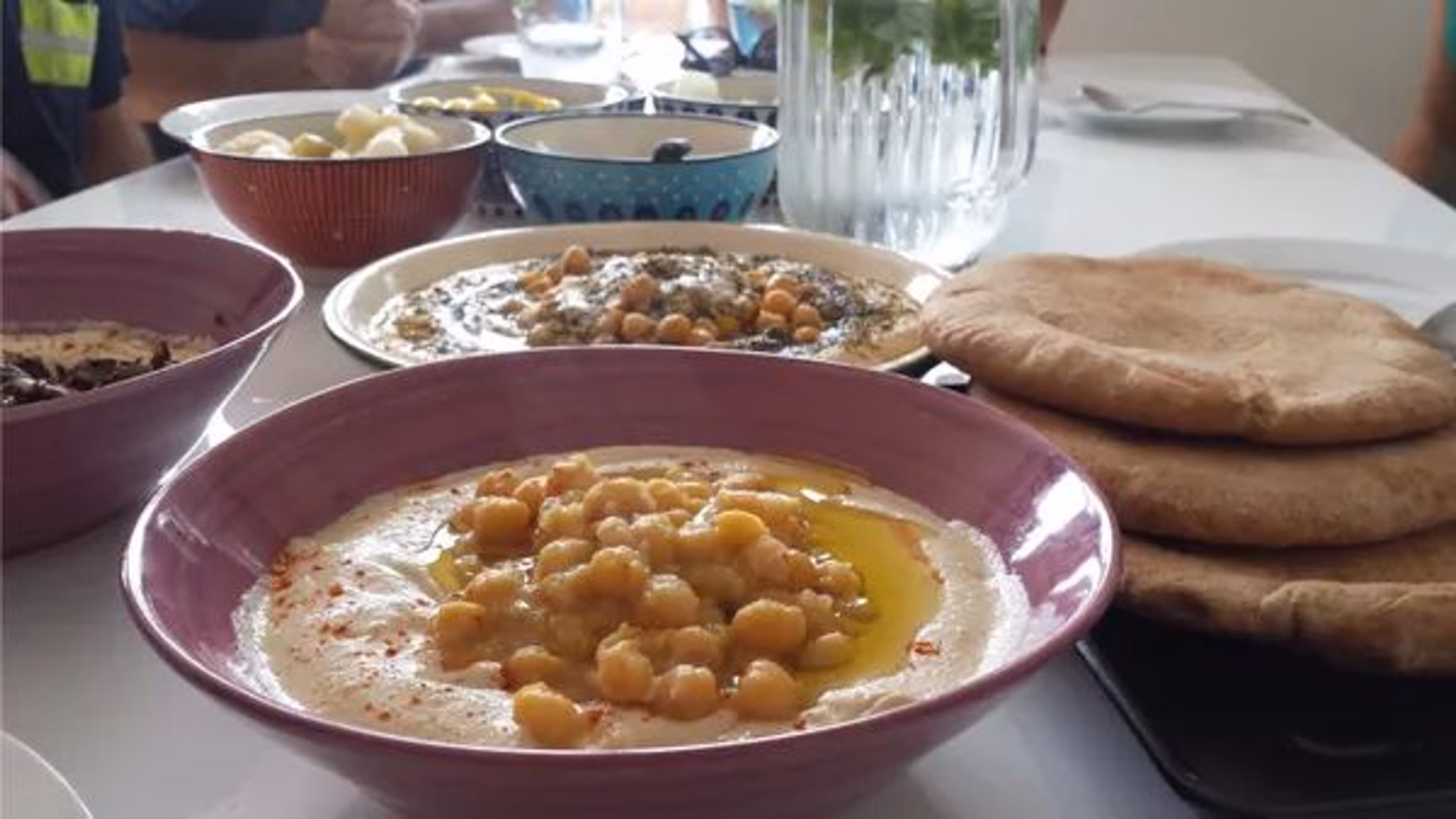 Blind Folded Hummus Competition