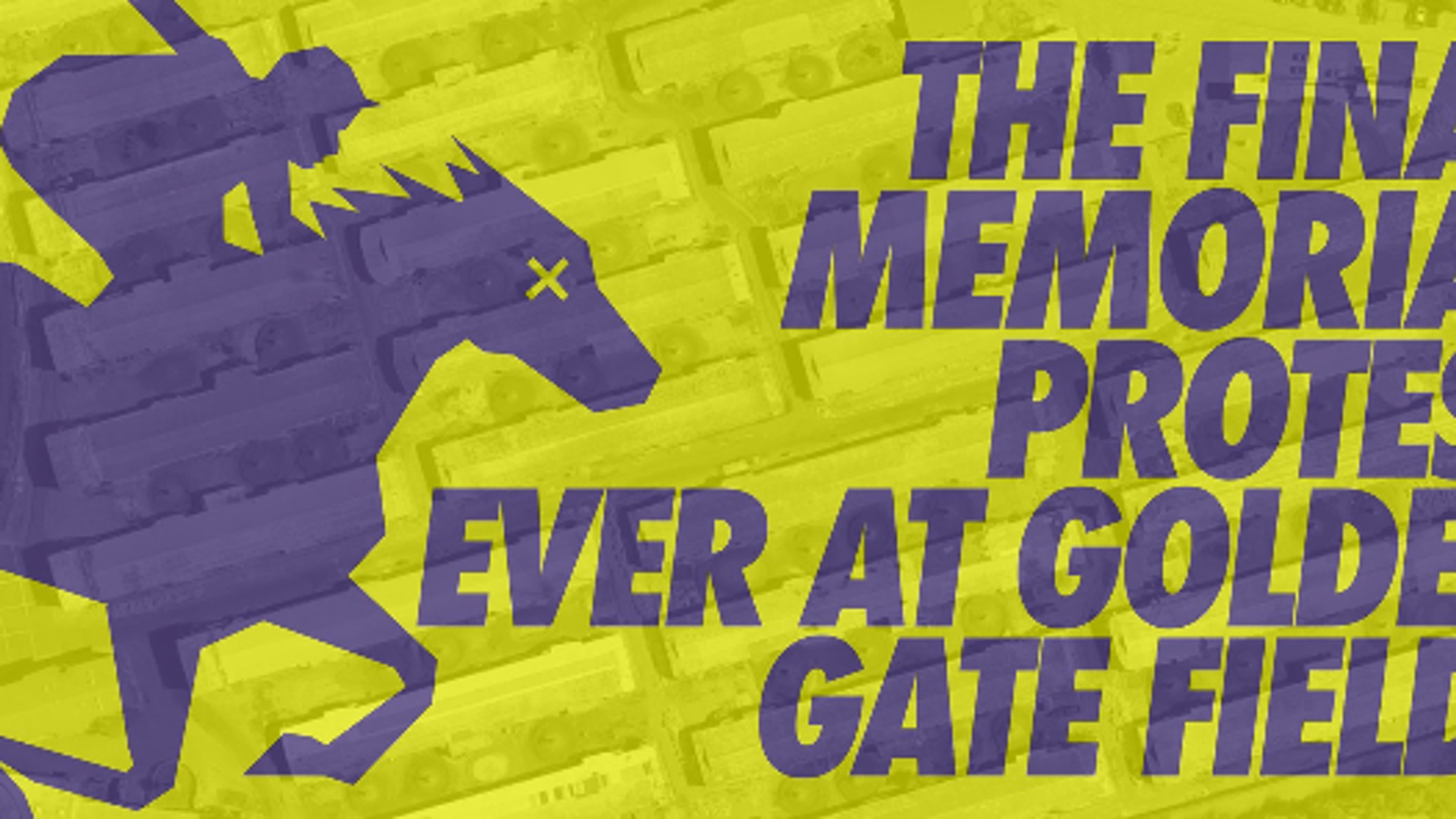 The Final Memorial Protest Ever at Golden Gate Fields