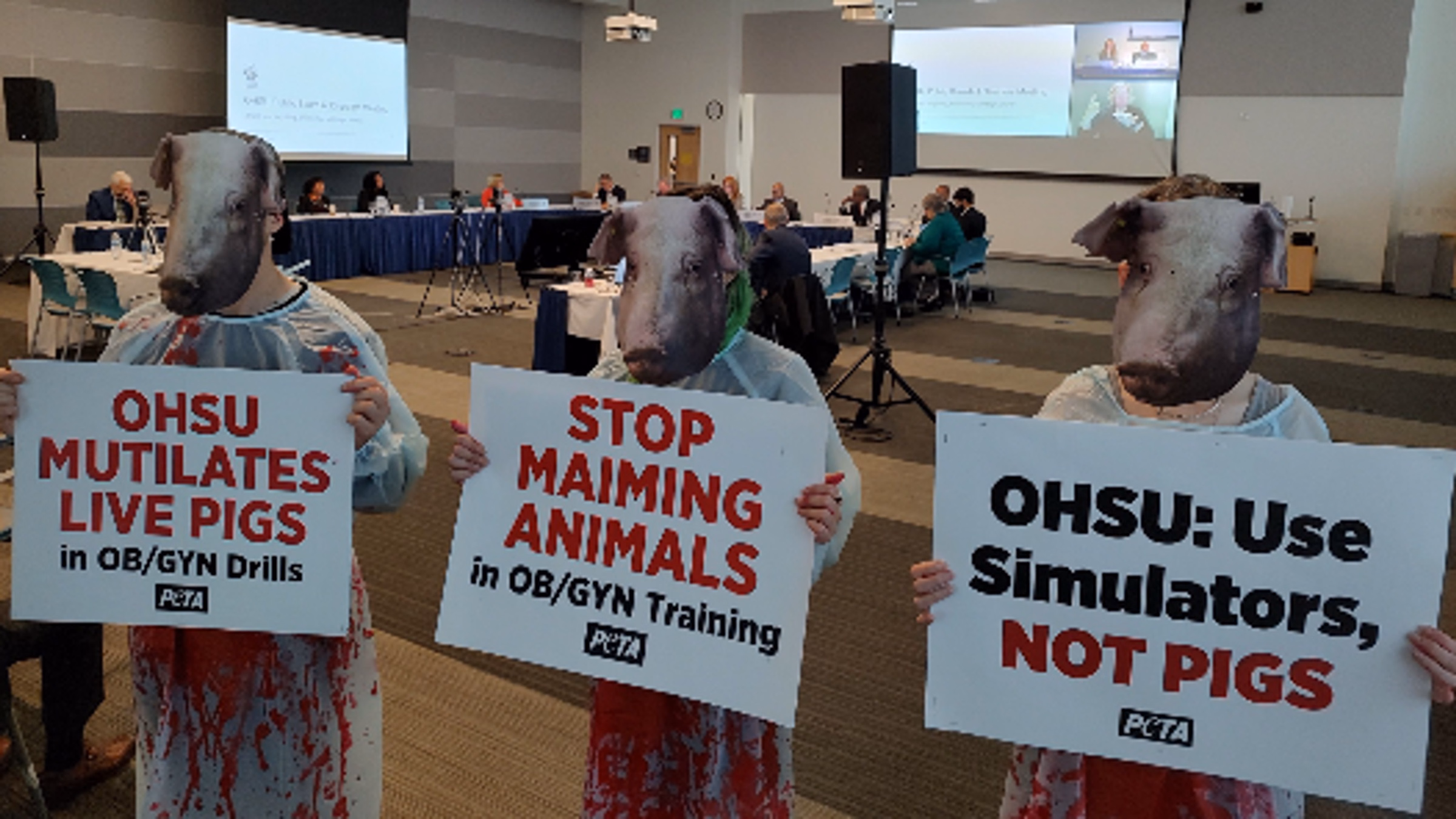 Portland: Protest OHSU for Using Live Animals