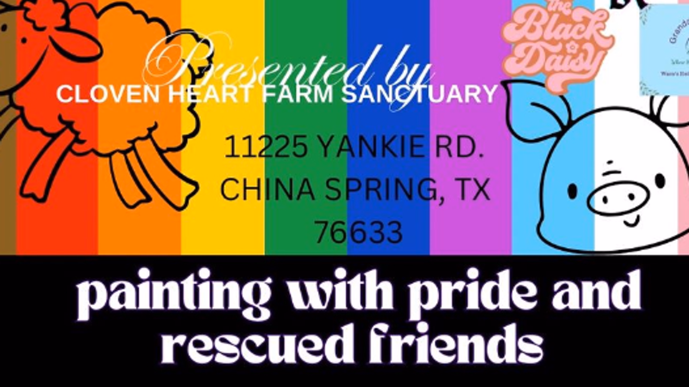 Painting with Pride and Rescued Friends