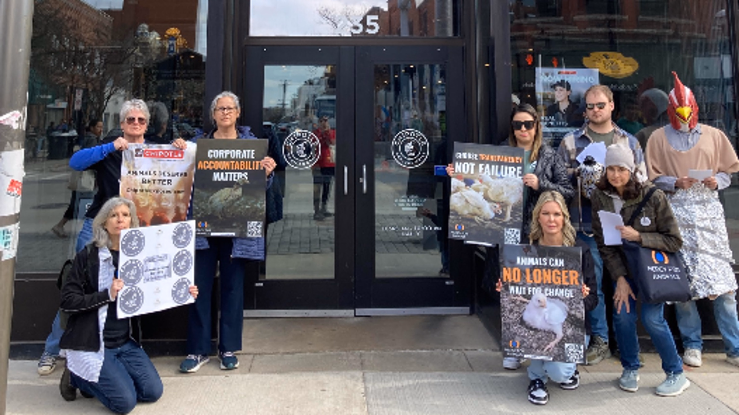 Michigan: Mercy For Animals Chipotle Demonstration