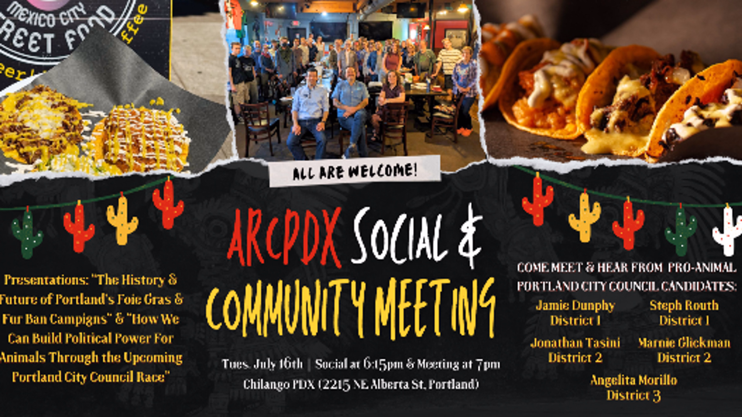 ARCPDX Social & Community Meeting - July 2024