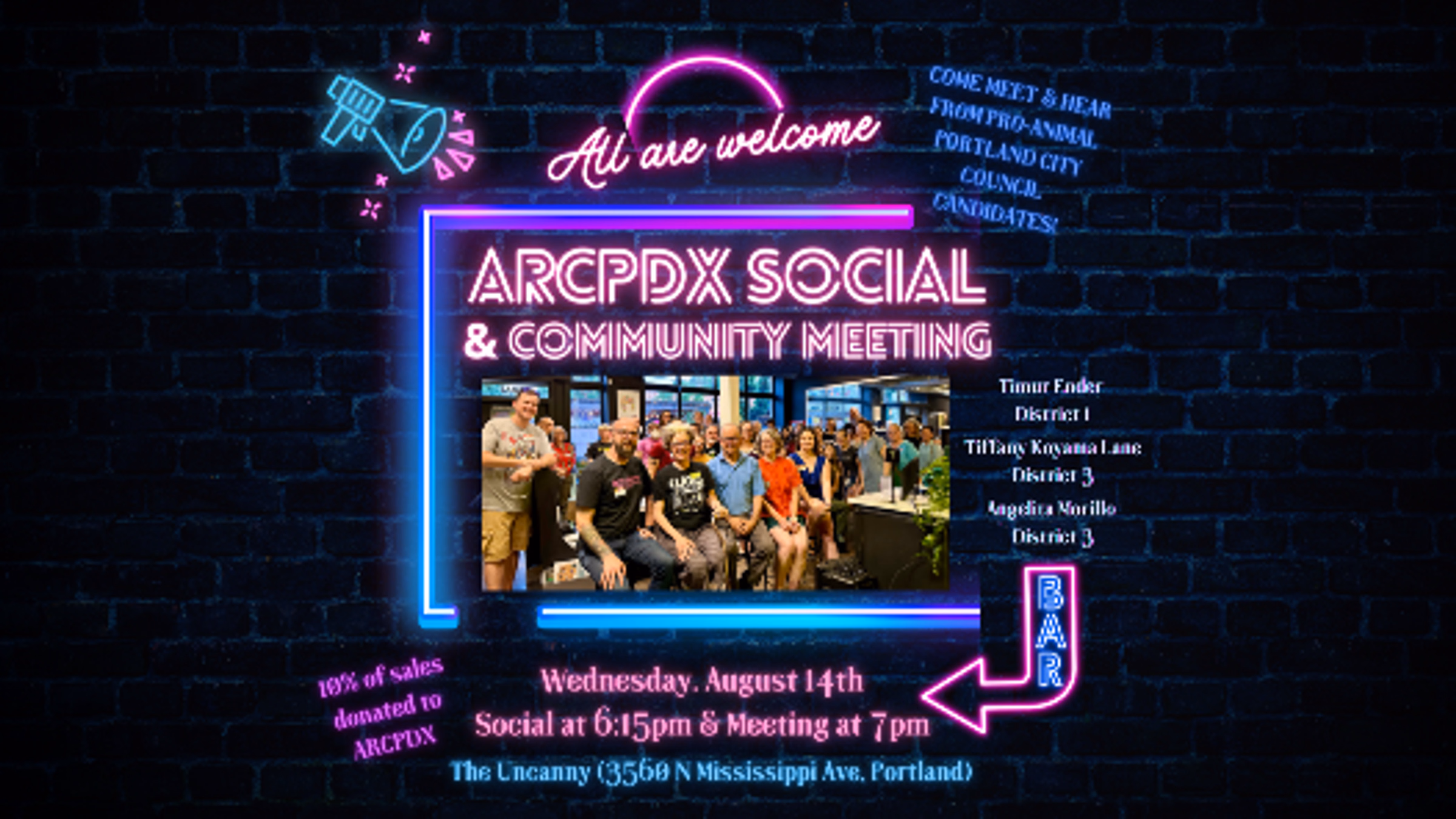 ARCPDX Social & Community Meeting - August 2024