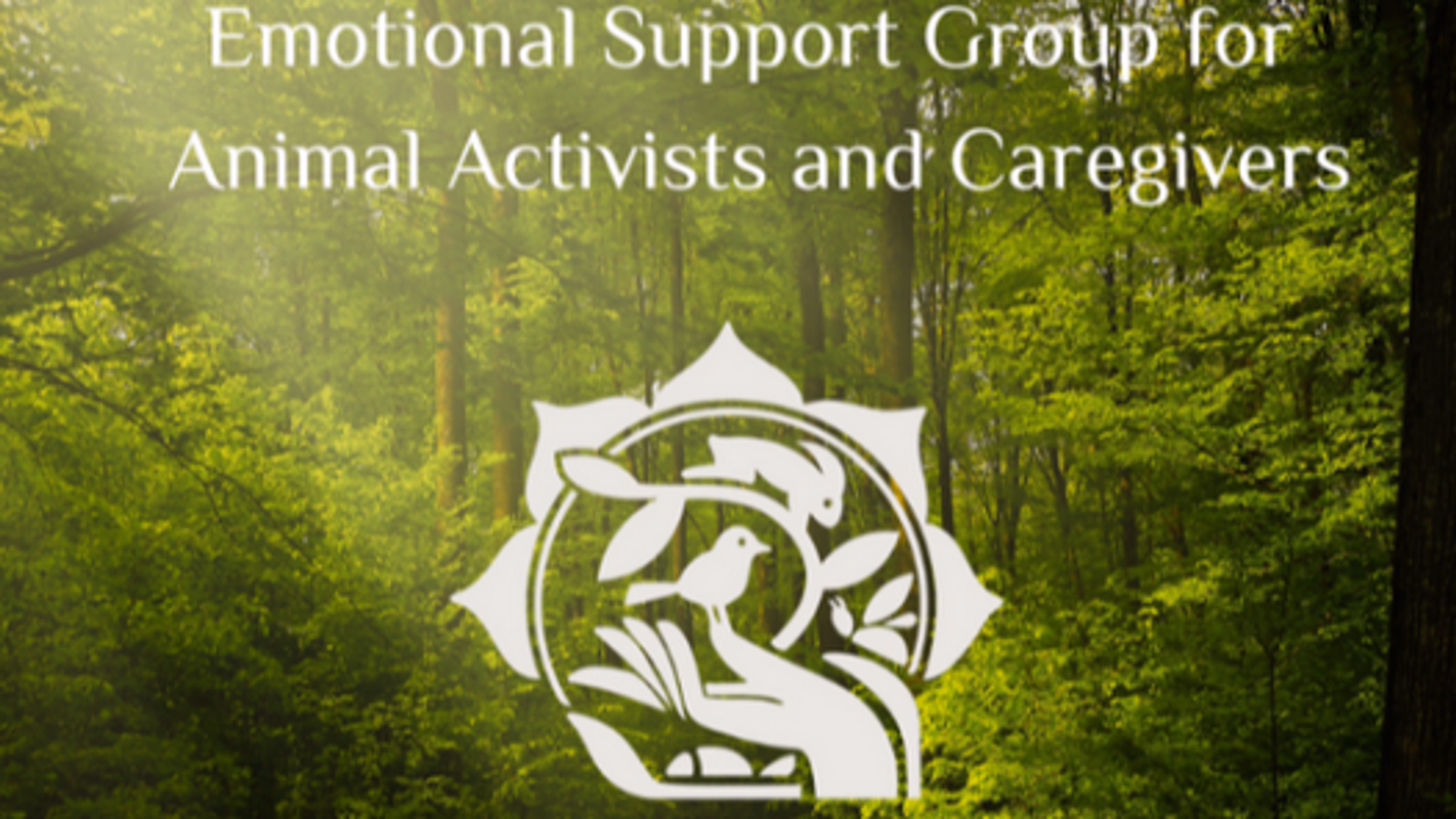 Emotional Support Group for Animal Activists and Caregivers