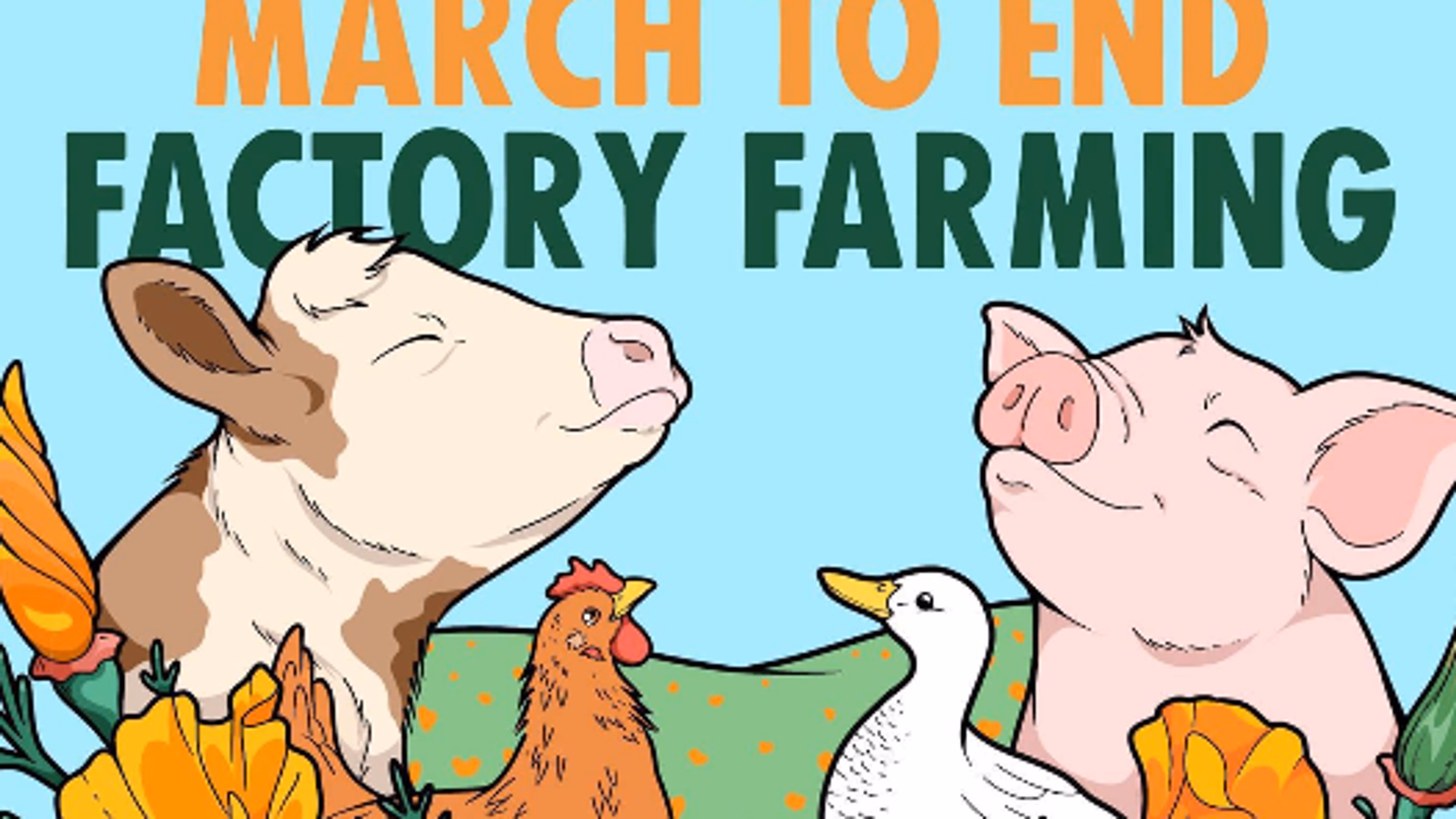 March To End Factory Farming - Santa Rosa
