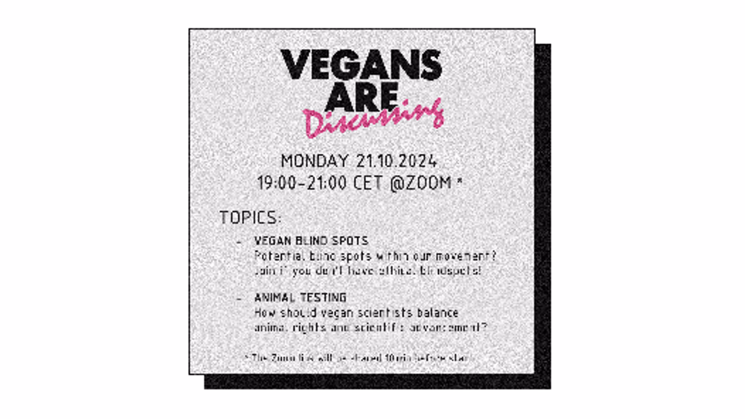 Vegans Are Discussing