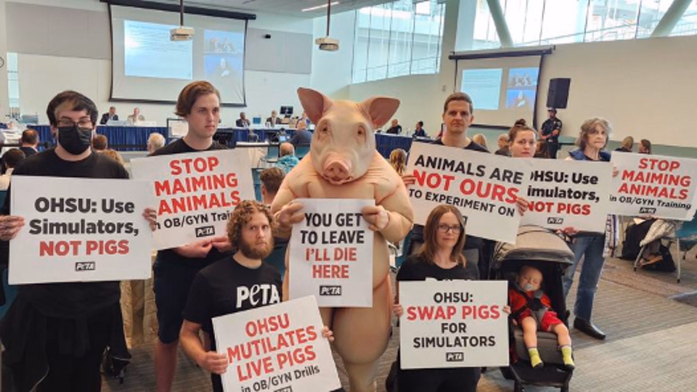 Speak Virtually at OHSU Board Meeting About Use of Live Animals - Oct 2024