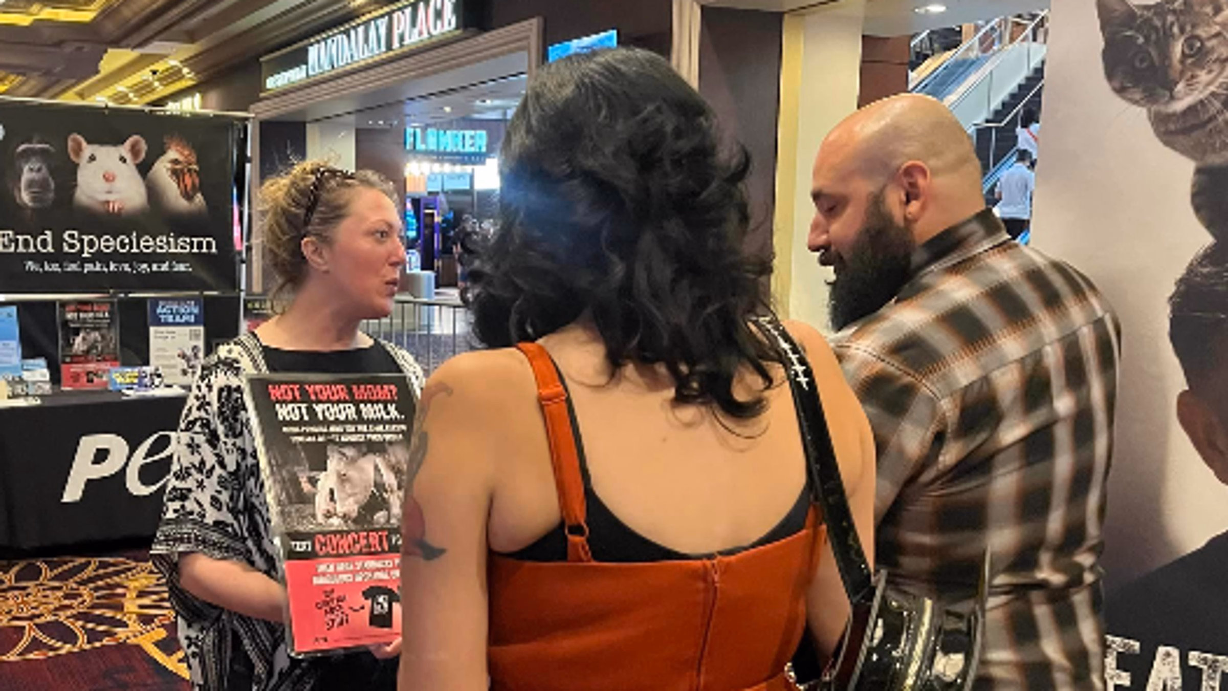 Animal Rights Outreach at the Morrissey Concert in Houston