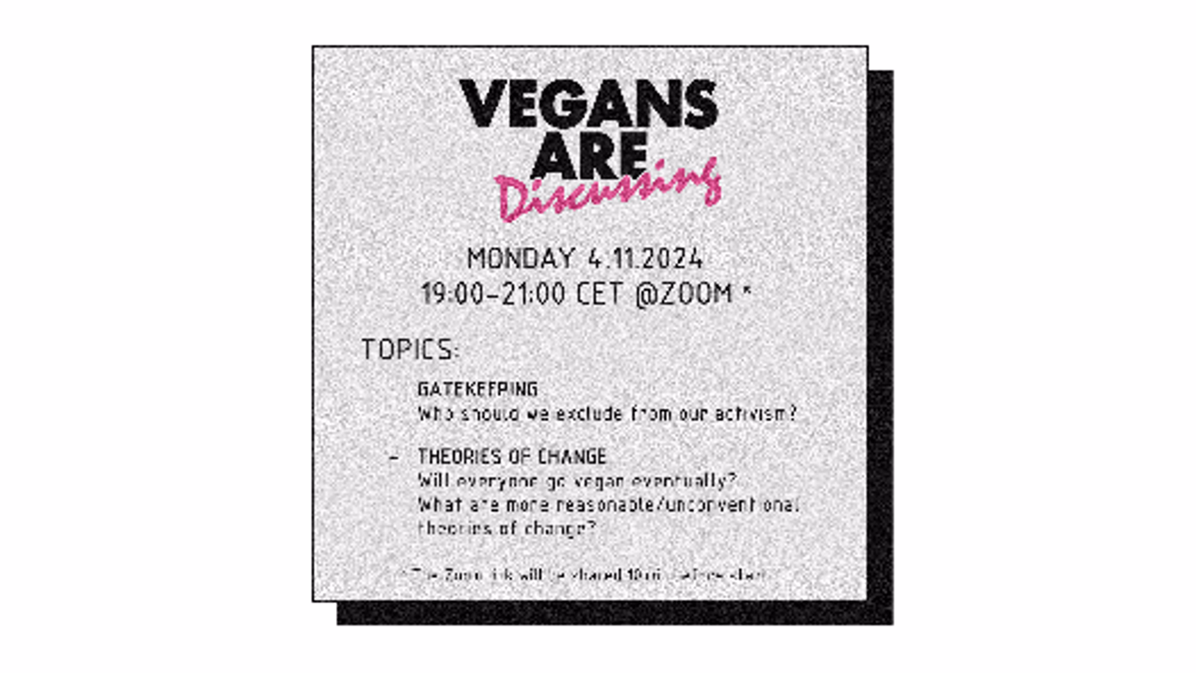 Vegans Are Discussing