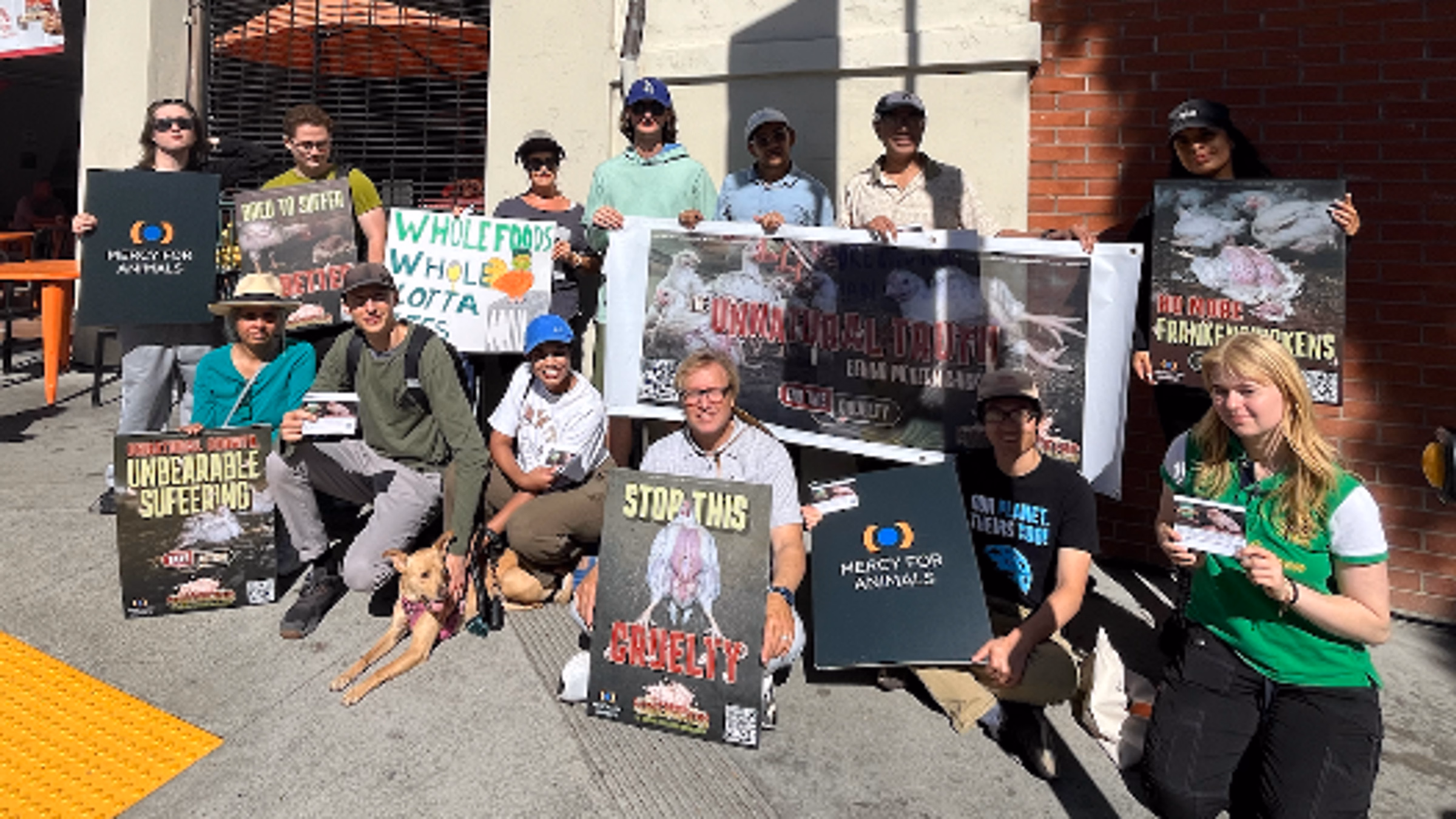Mercy For Animals Whole Foods Frankenchicken Protest