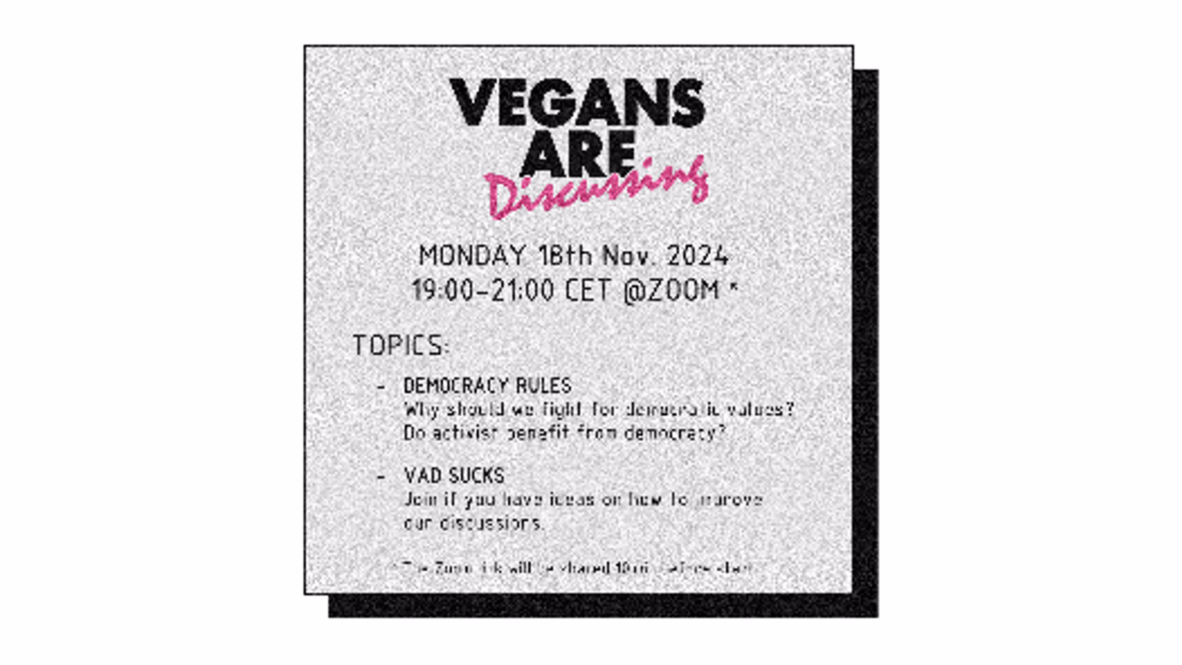 Vegans Are Discussing
