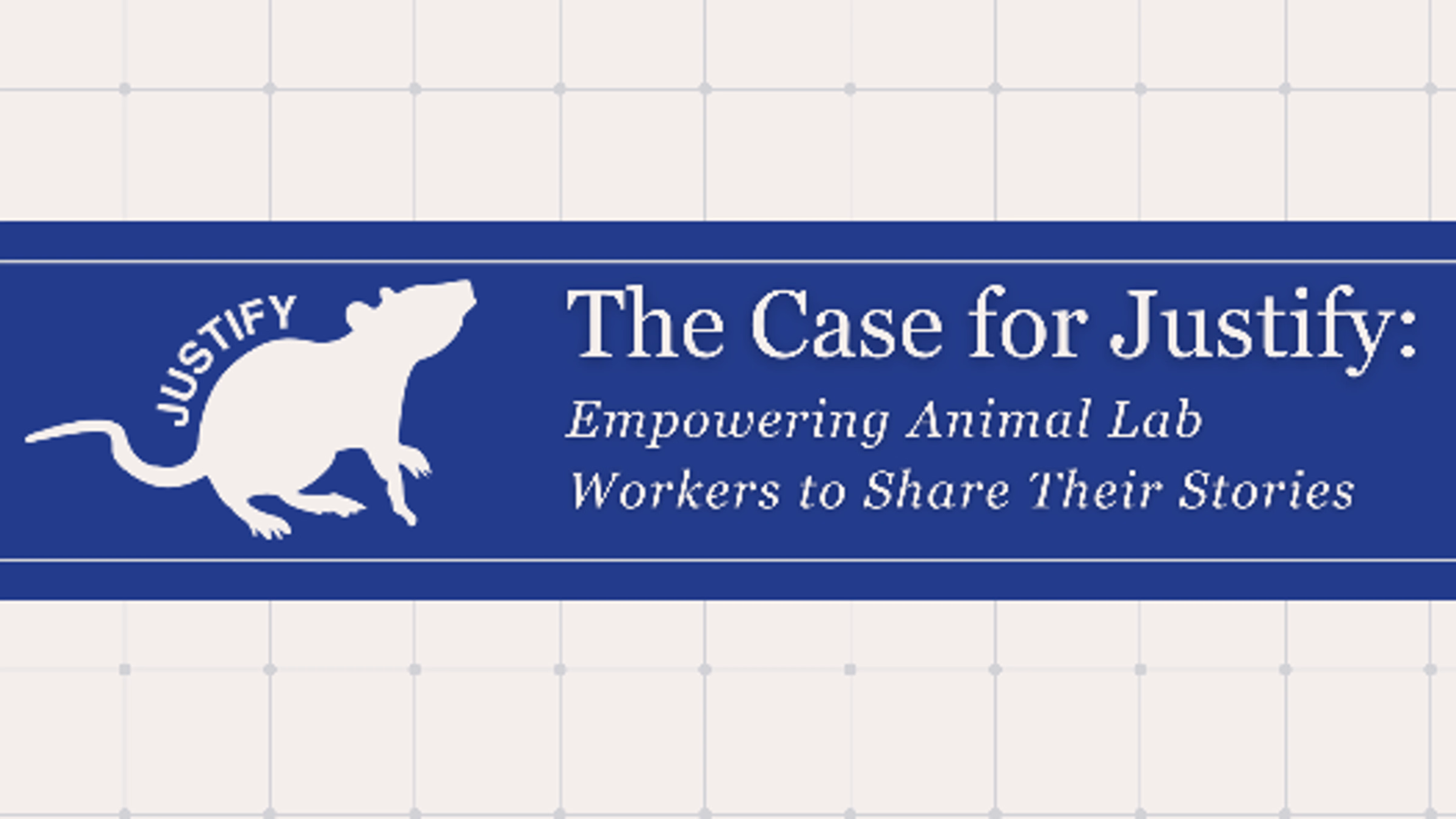 3Rs Webinar: Empowering Animal Lab Workers to Share Their Stories