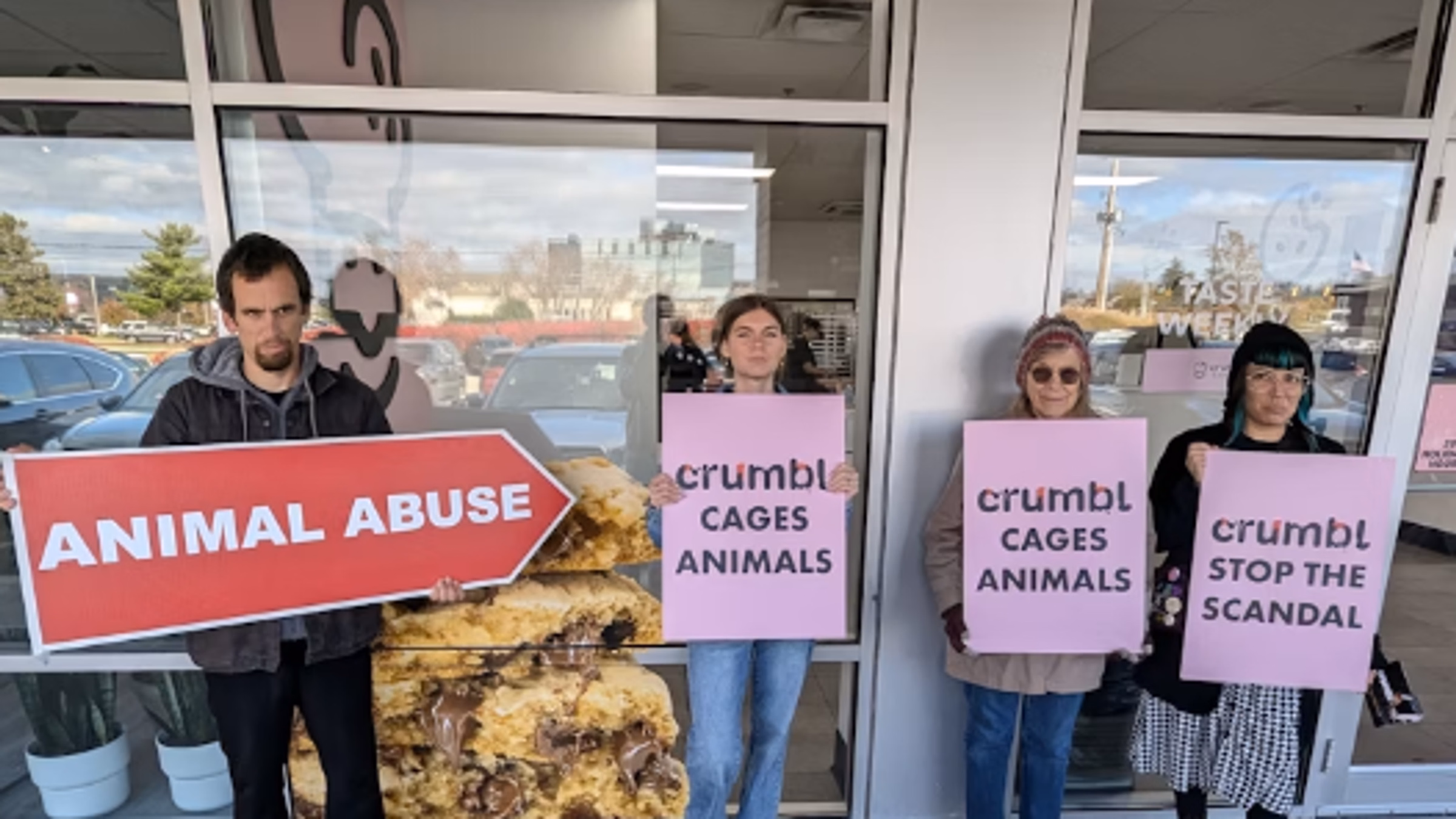 Stop Animal Abuse Crumbl Cookies Southport