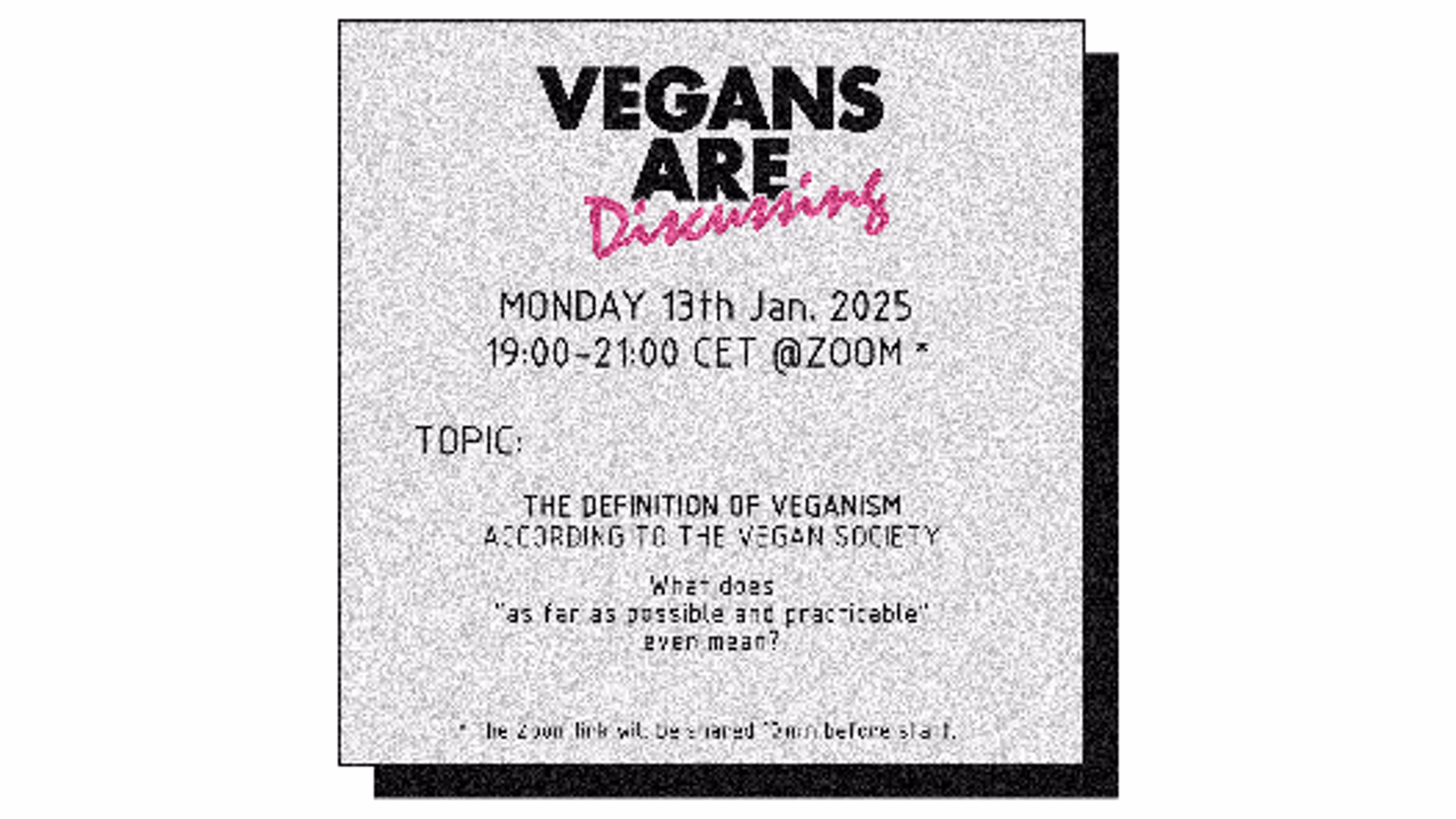 Vegans Are Discussing