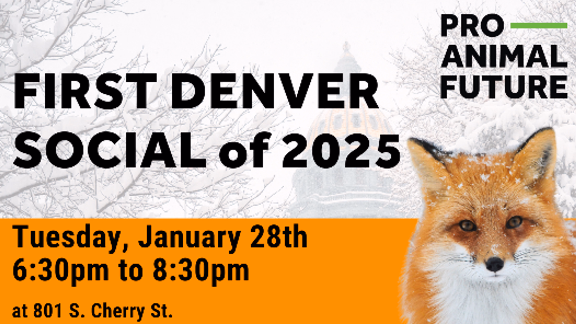 First Pro-Animal Future Social of 2025!