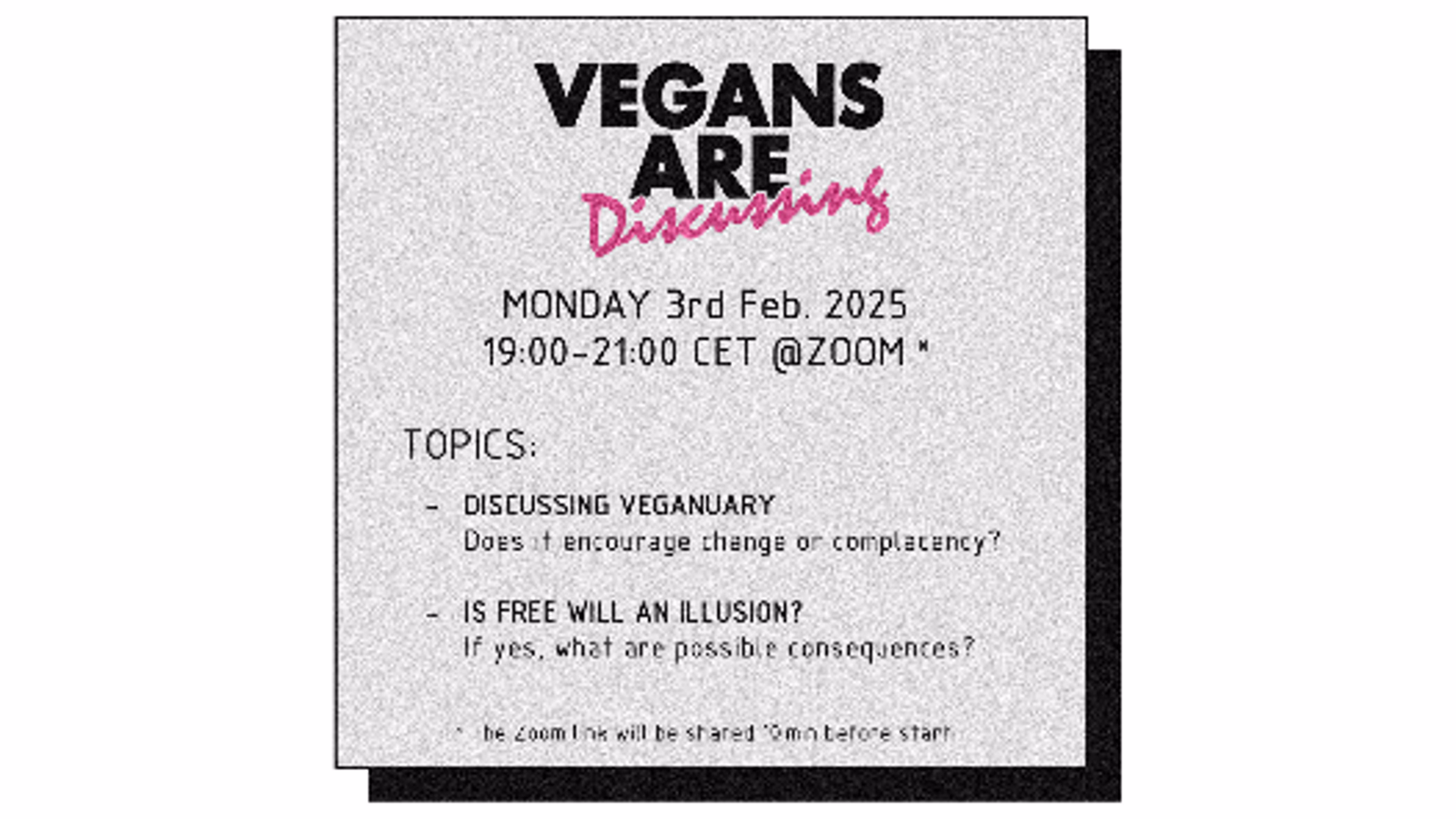 Vegans Are Discussing