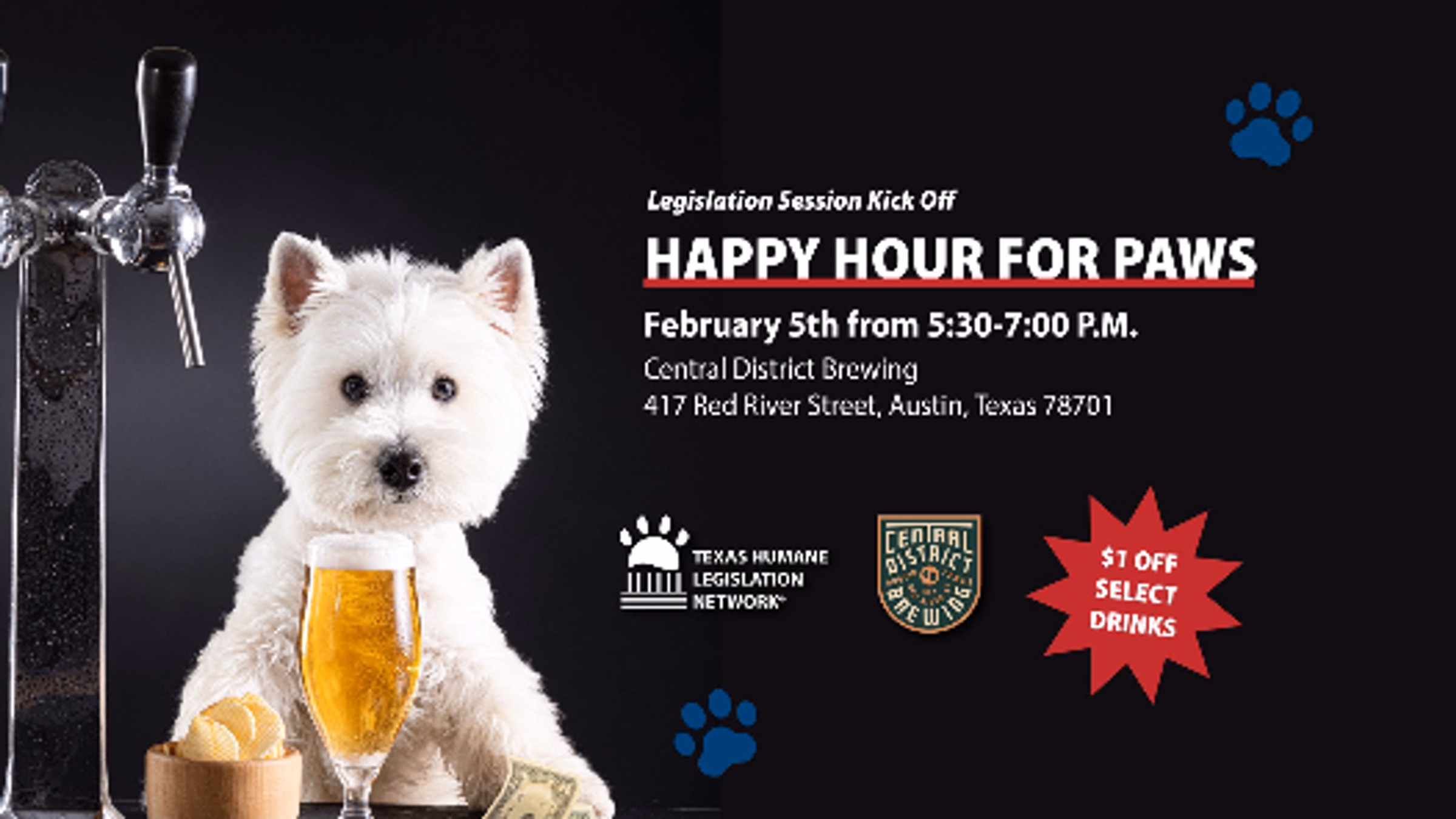 Happy Hour for Paws by Texas Humane Legislation Network