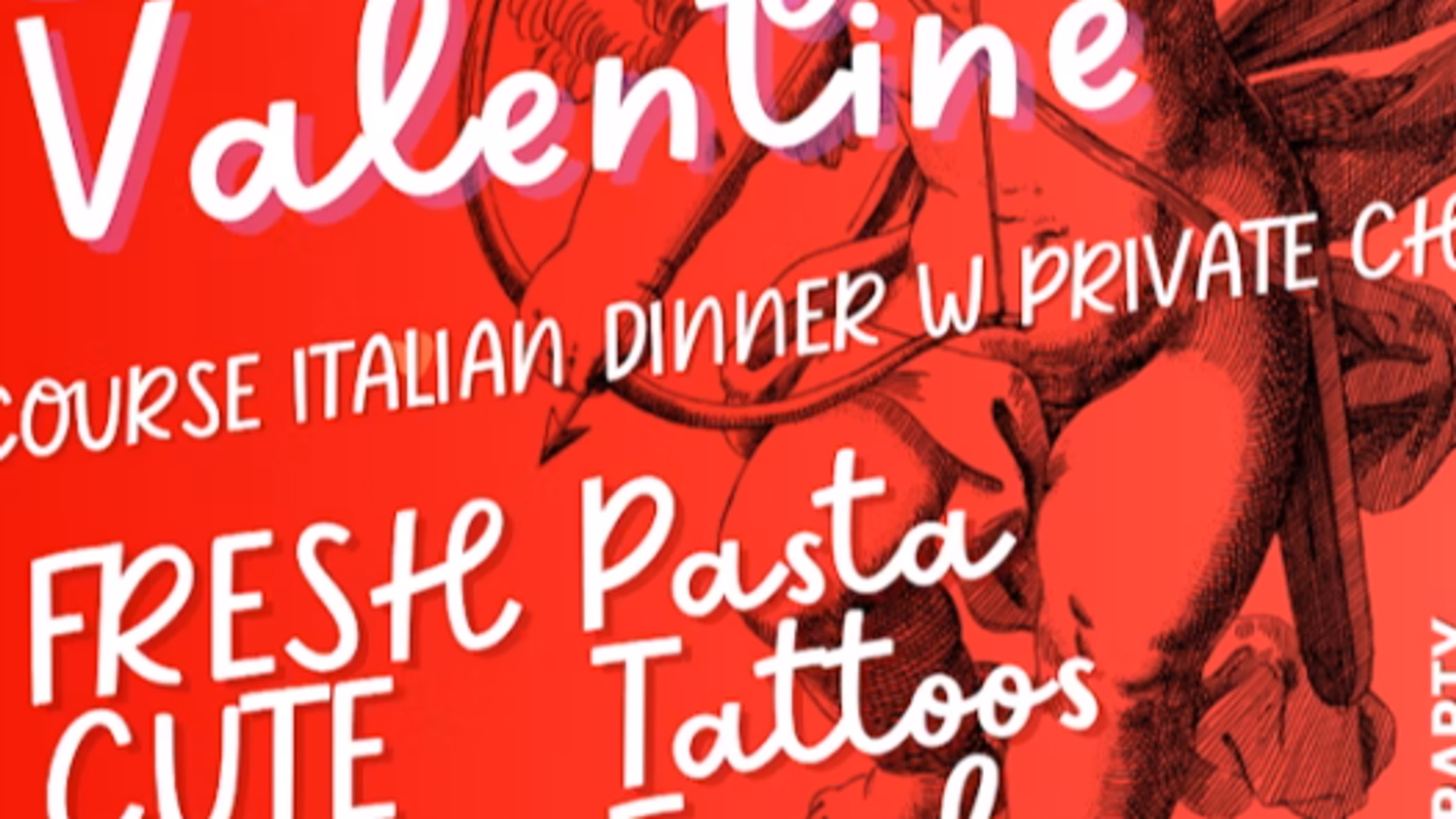 My Bloody Valentine Pasta Dinner