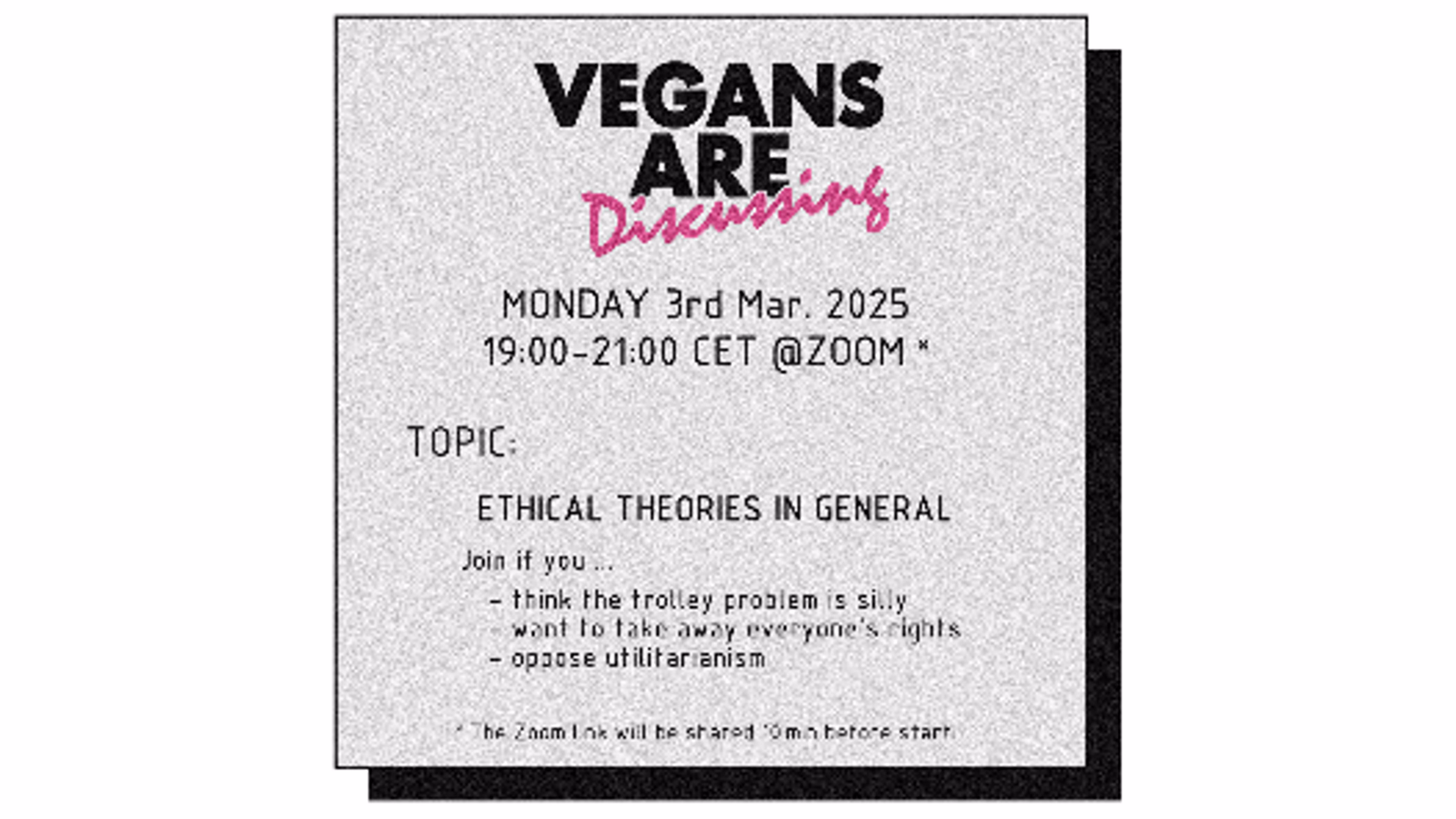 Vegans Are Discussing