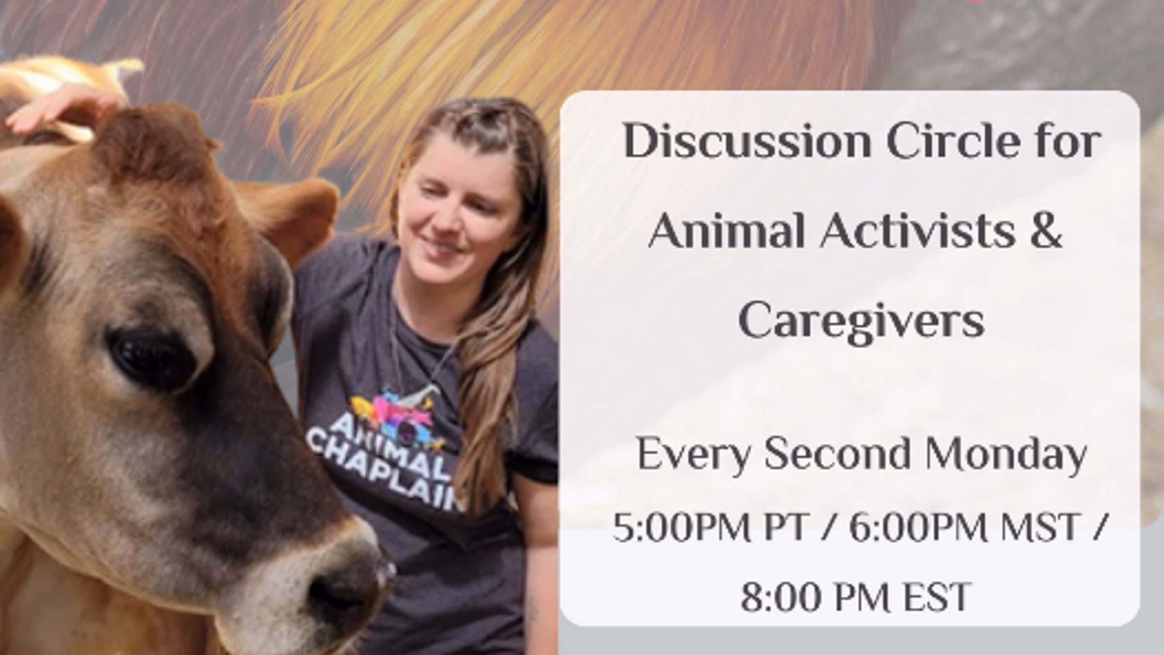 Discussion Circle for Animal Activists and Caregivers