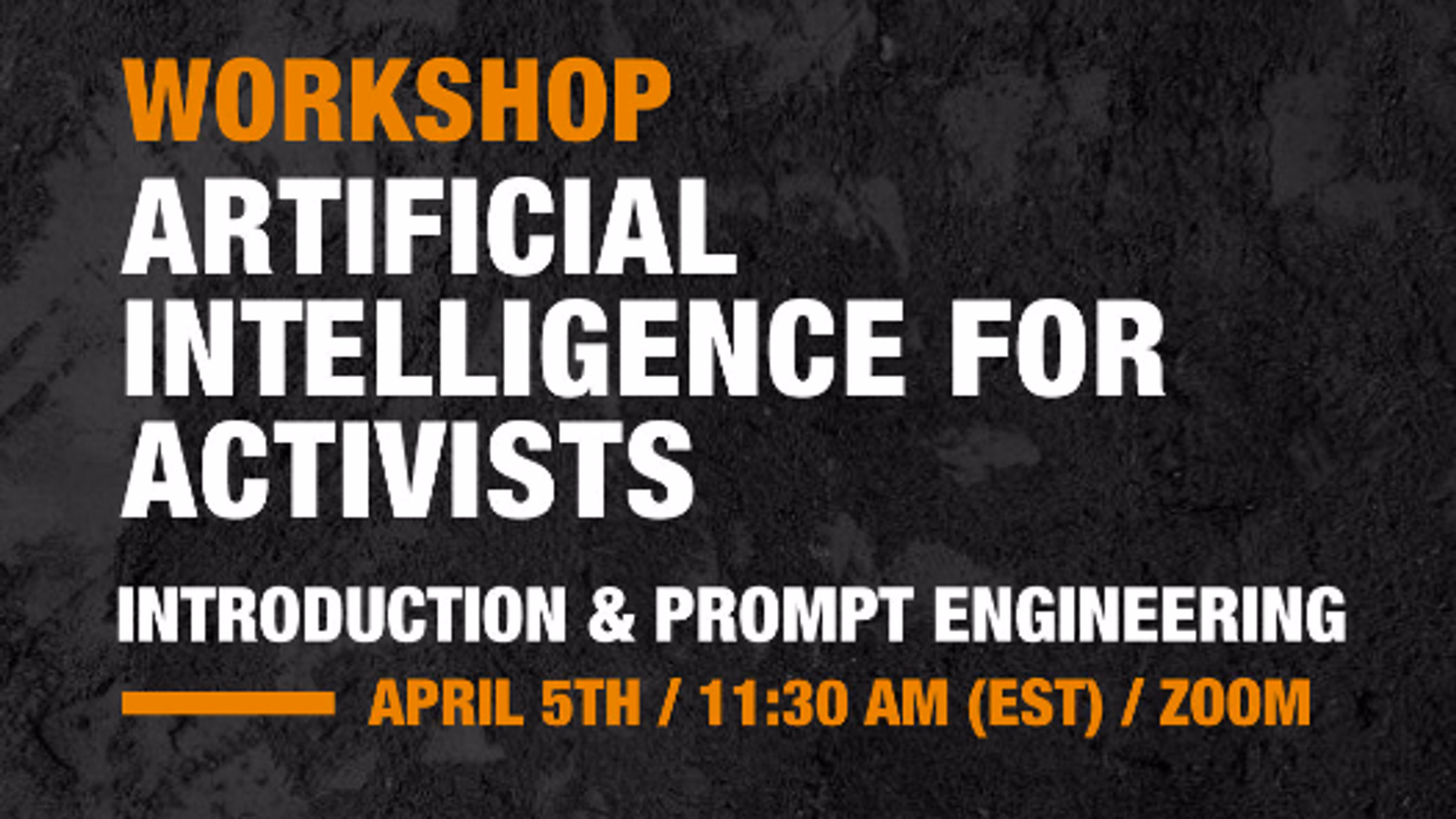 AI for activists