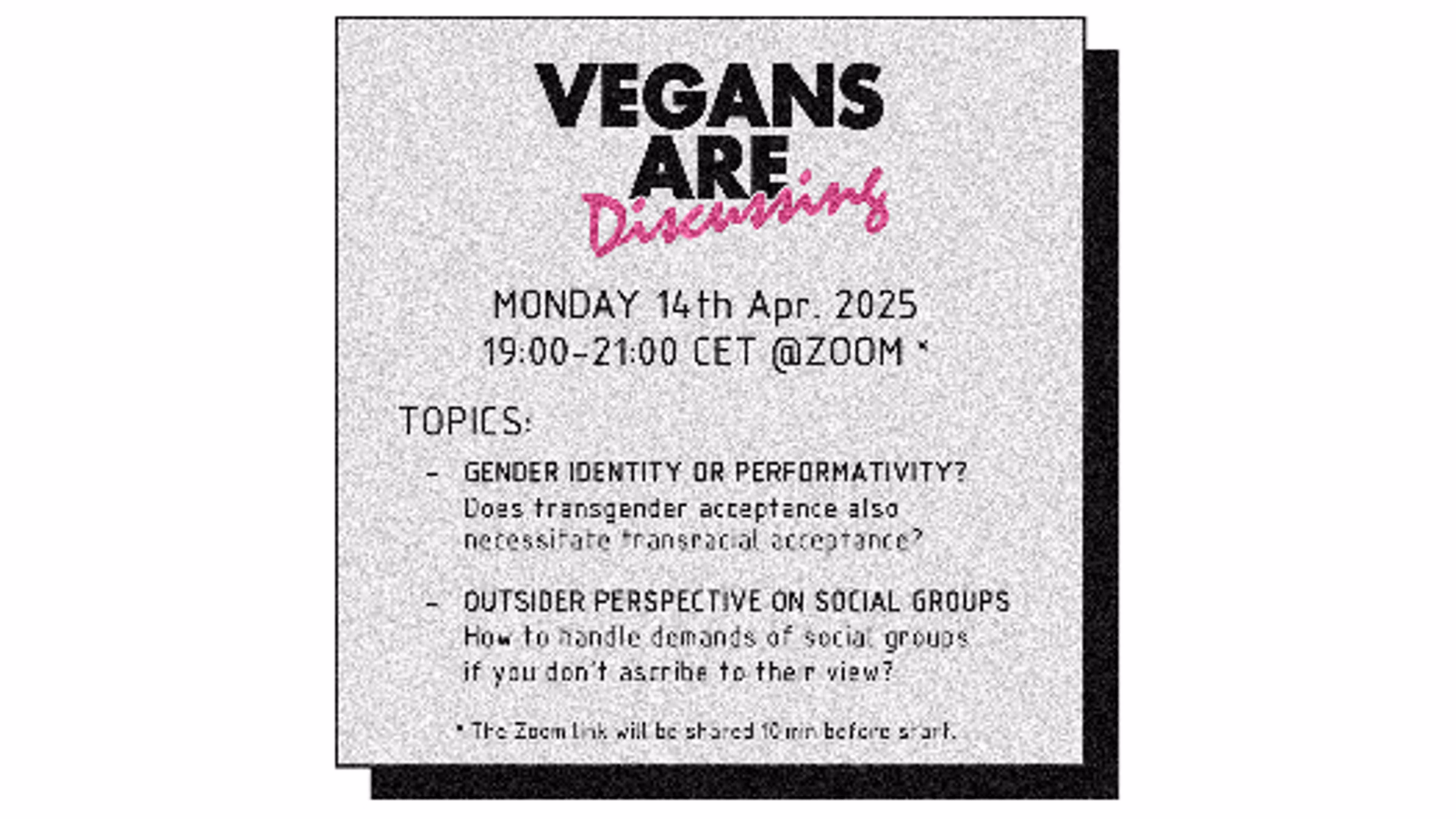 Vegans Are Discussing