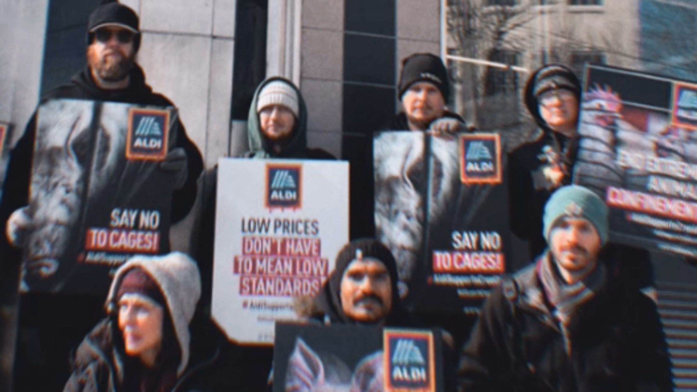 Protest Aldi Animal Cruelty at Grand Opening (North Las Vegas, NV)