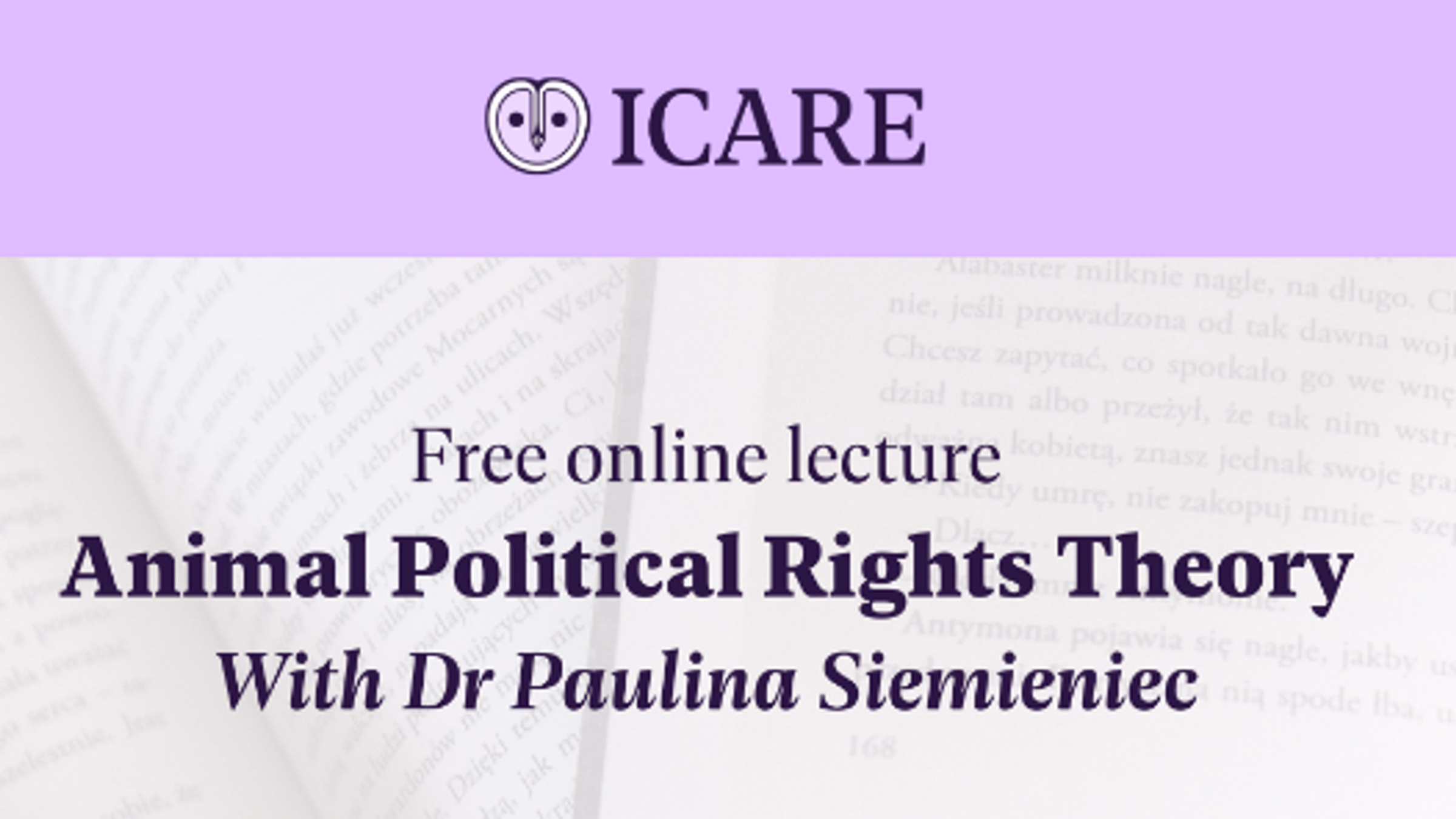 Lecture on Animal Political Rights Theory