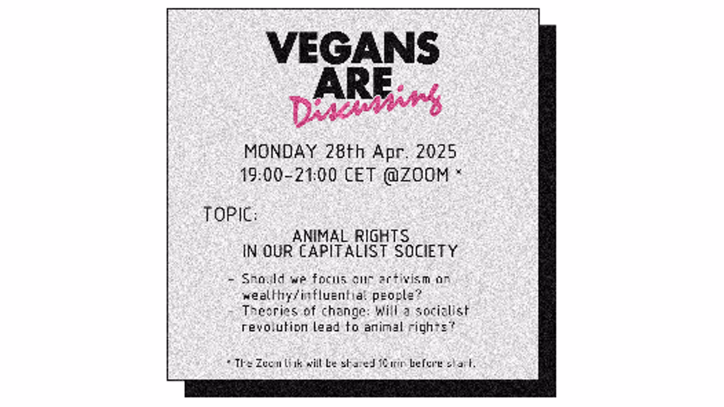 Vegans Are Discussing