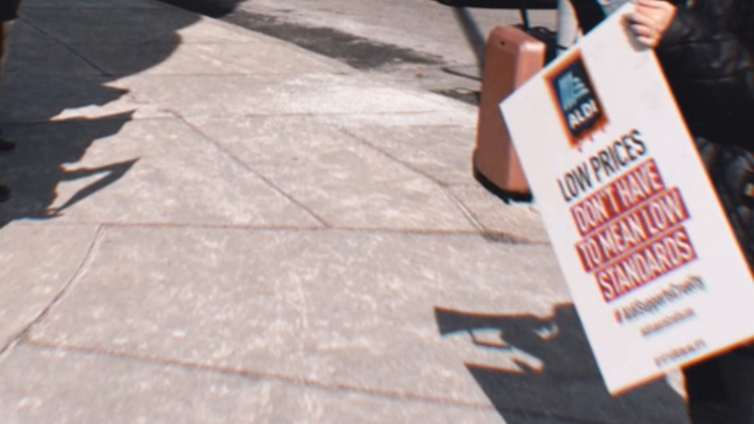 Protest Animal Cruelty at Aldi Event