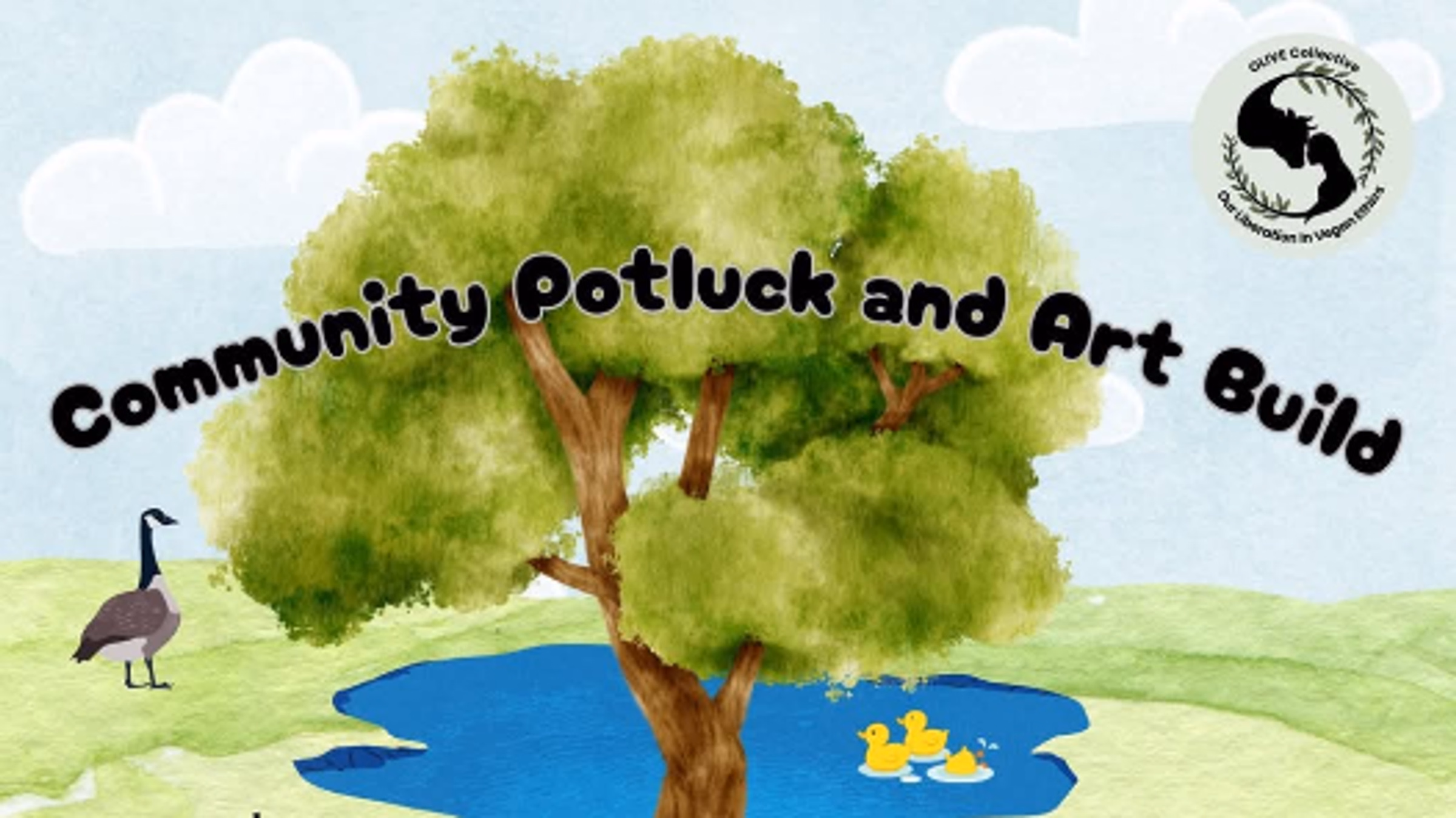 Community Potluck & Art Build