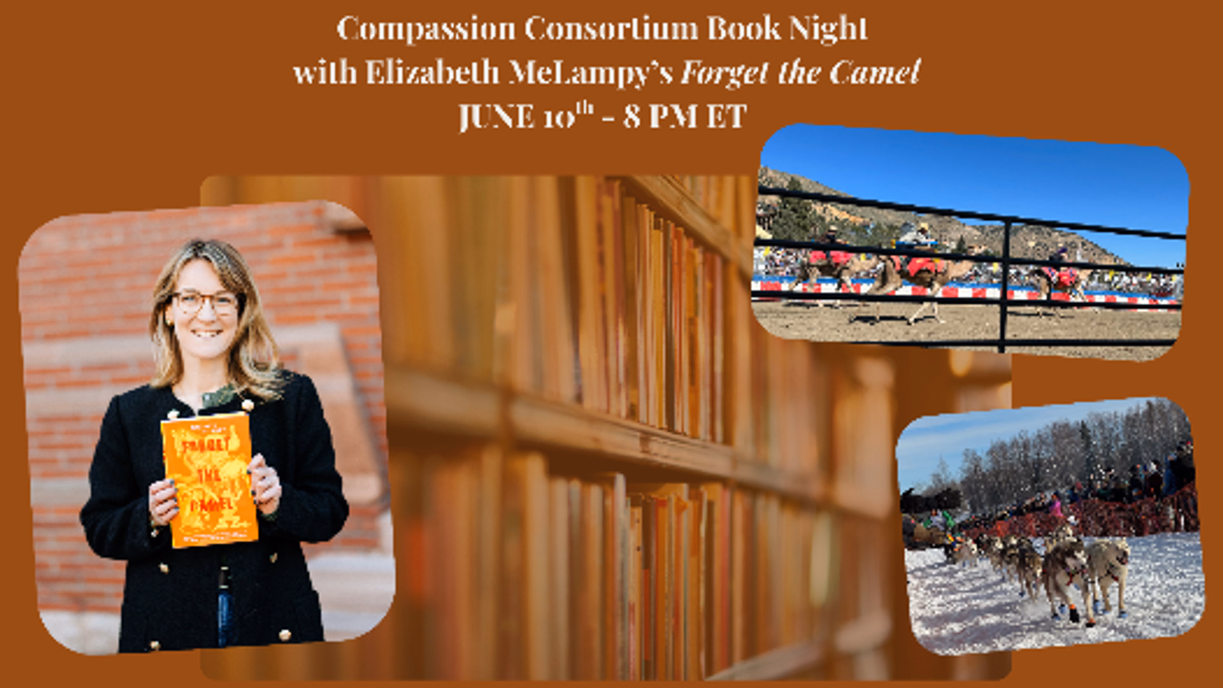 Compassion Consortium Book Night with Elizabeth MeLampy's Forget the Camel